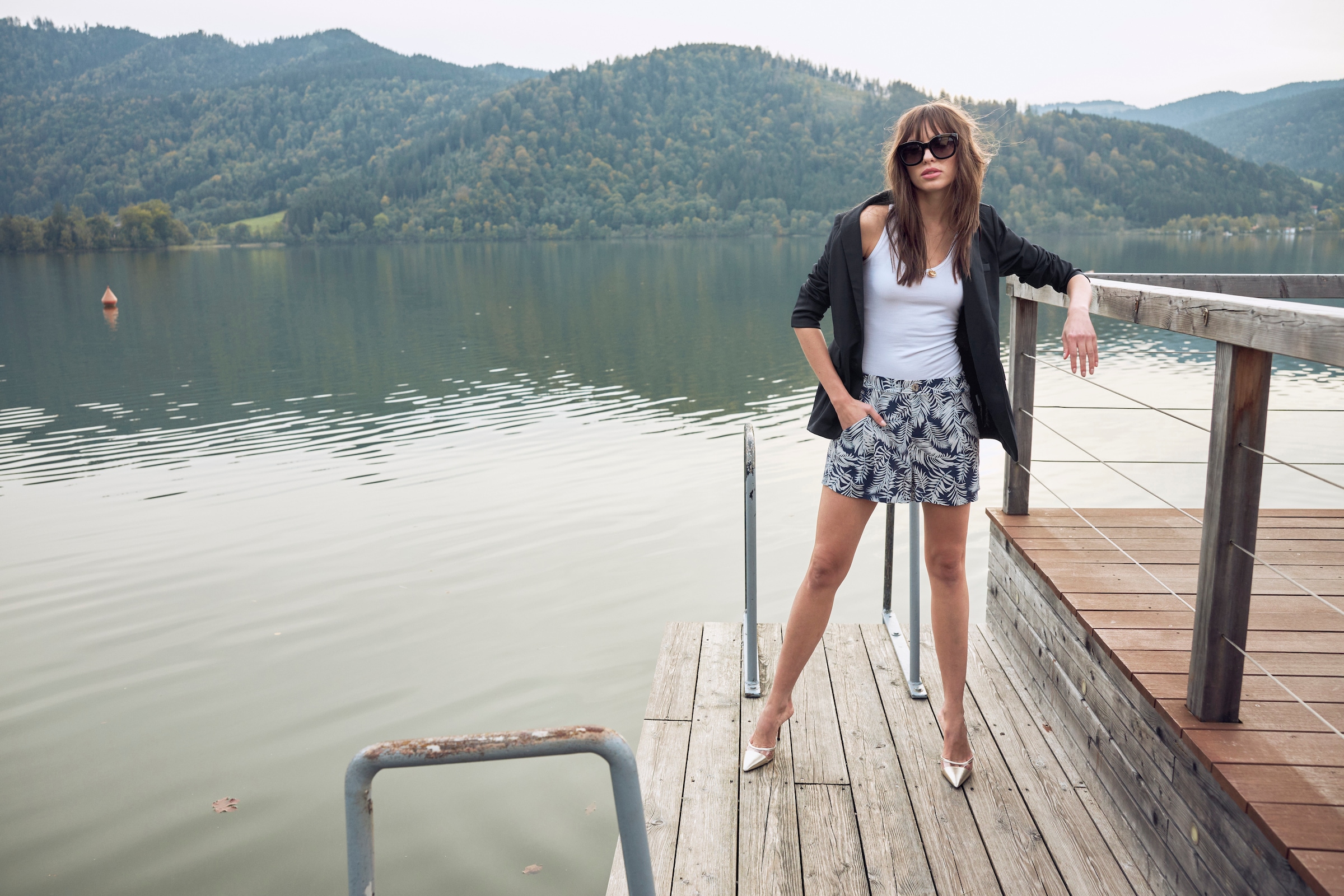 Aniston CASUAL Jackenblazer, mit walking shoppen Reverskragen I\'m 