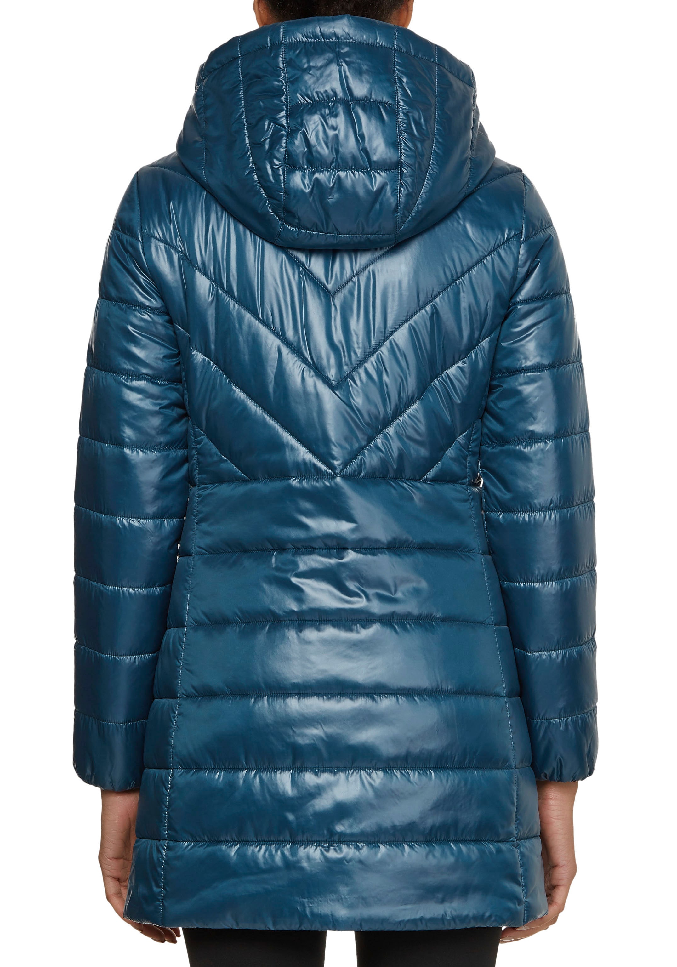 Calvin Klein Klein RECYCLED mit Steppmantel online Branding »ESSENTIAL COAT«, PADDED dezentem Calvin