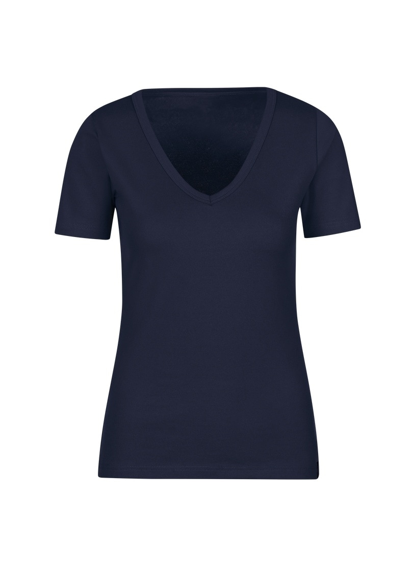Trigema T-Shirt »TRIGEMA V-Shirt aus Baumwolle/Elastan« online