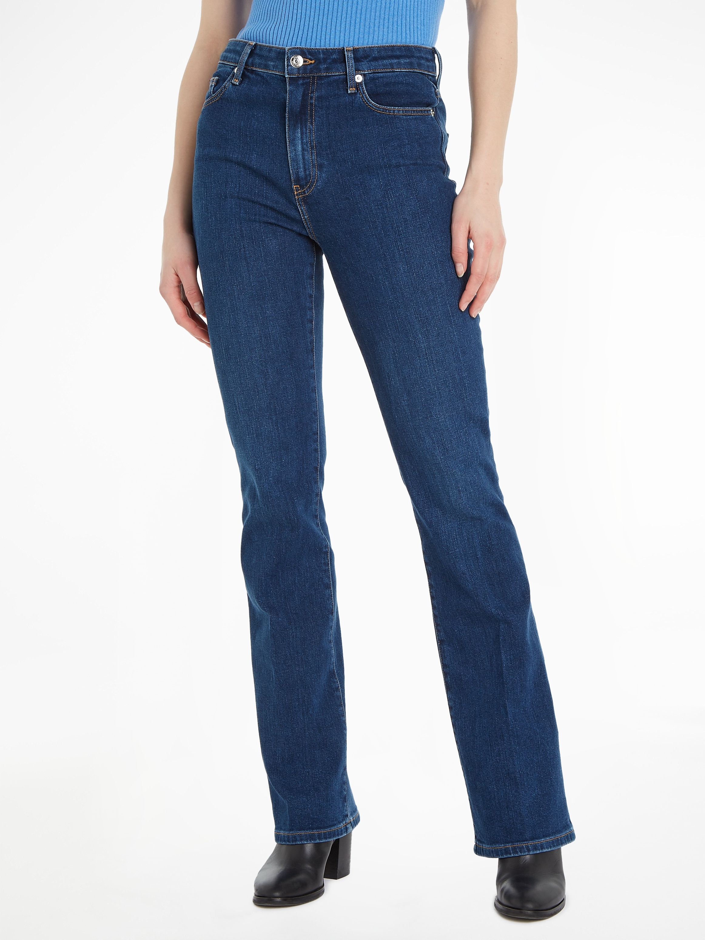 Originalprodukt-Versandhandel Tommy Hilfiger Bootcut-Jeans, mit Bügelfalten | bestellen I\'m walking