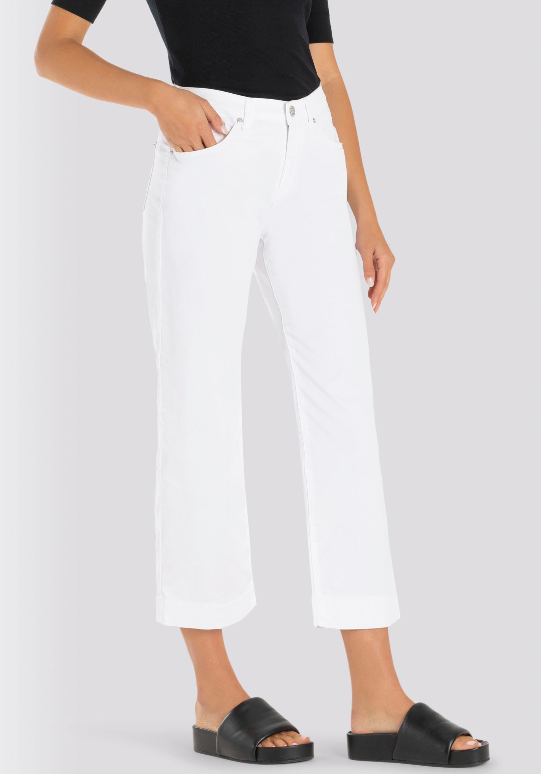 MAC Weite Jeans »Rich-Culotte«, Schmaler Bund und weites Bein kaufen