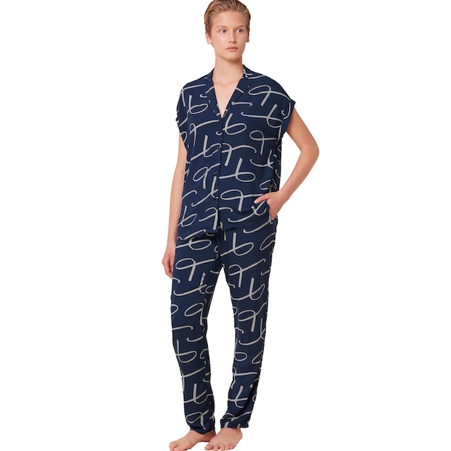 Triumph Pyjama »Boyfriend Fit PW 01«, (Set, 2 tlg.), Triumph-Logodruck  online kaufen | I'm walking