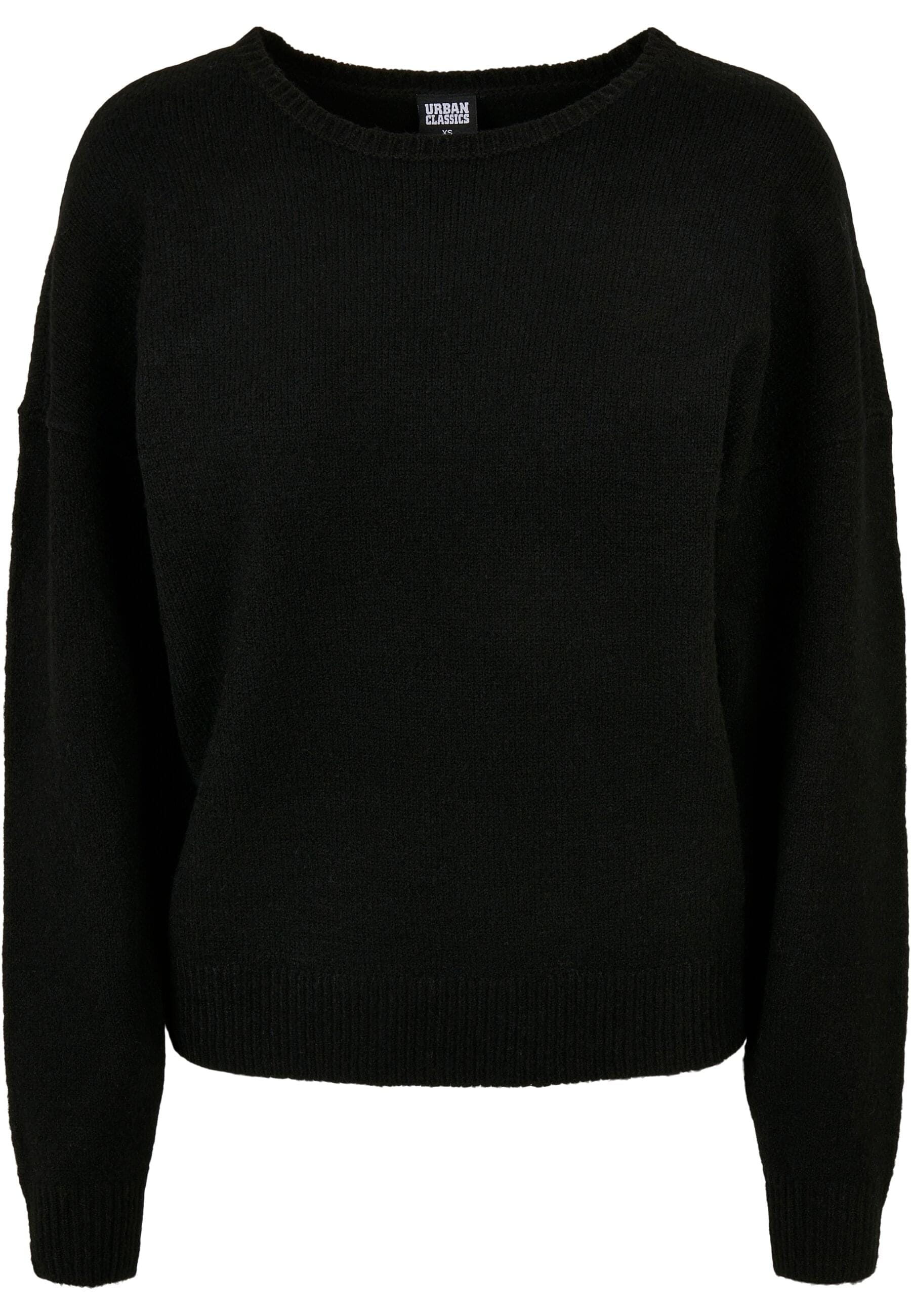 Ladies black crew hot sale neck jumper