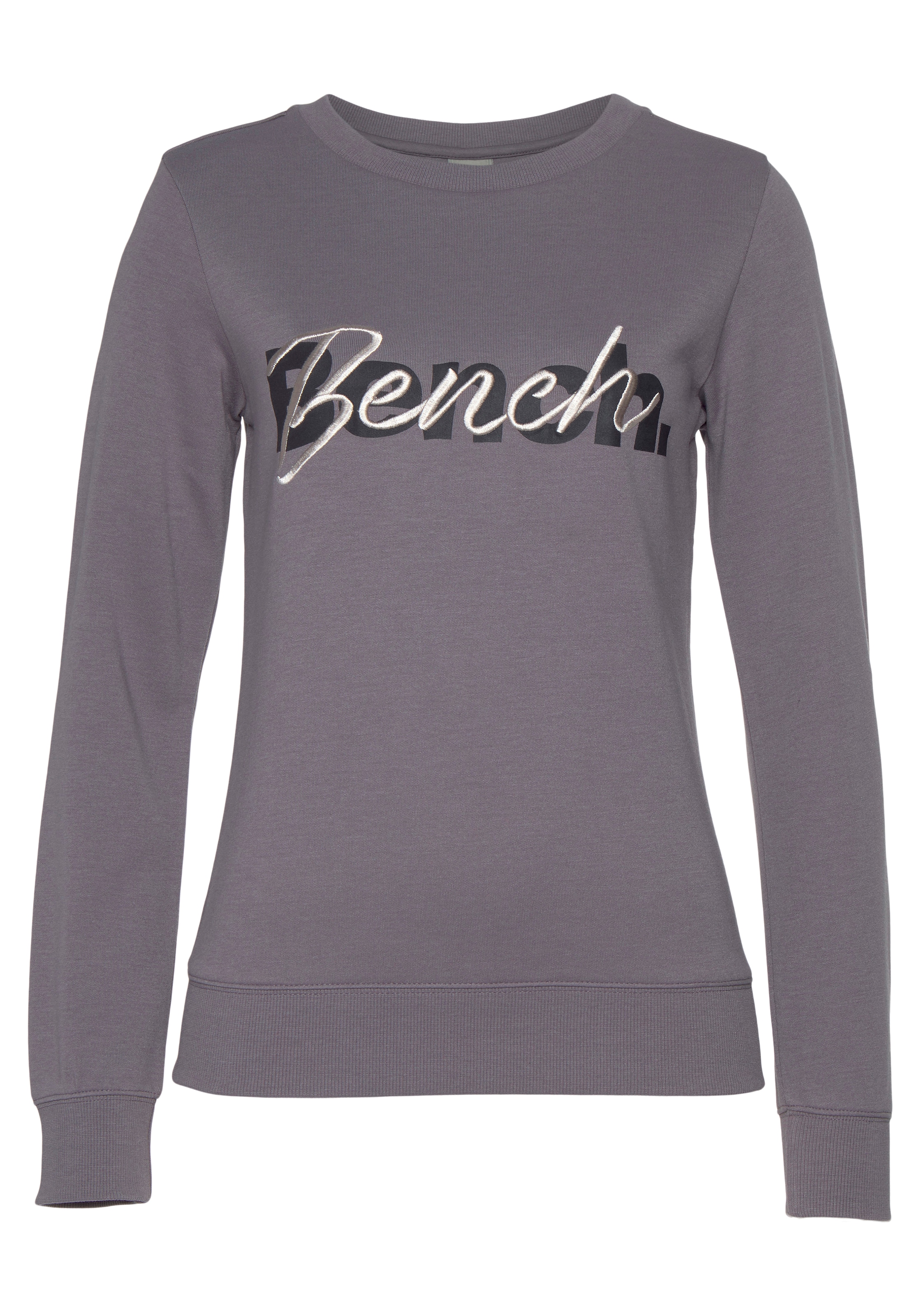 Bench. Loungewear Sweatshirt, mit Loungeanzug Stickerei, kaufen und I\'m Logodruck | walking