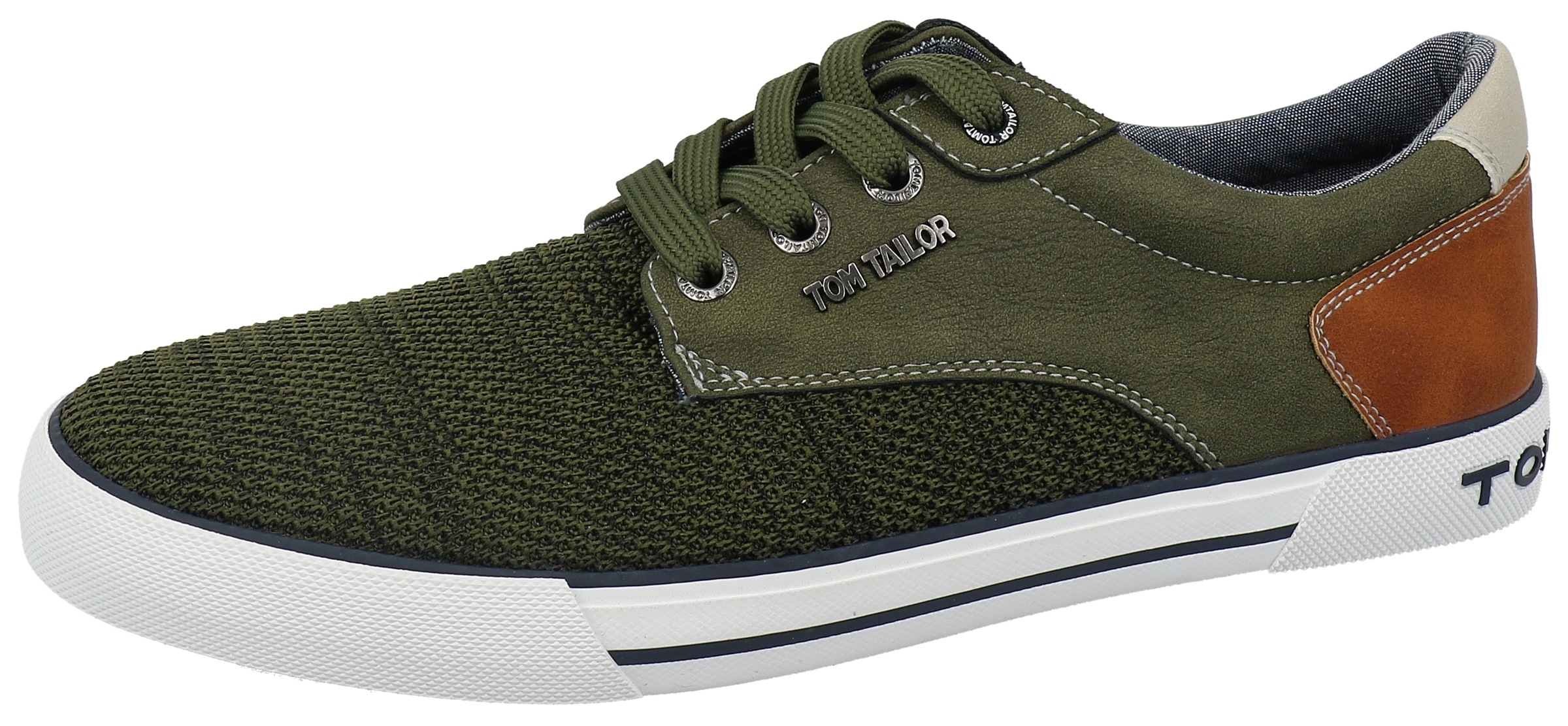 TOM TAILOR Sneaker, mit Kontrastbesätzen an der Ferse kaufen