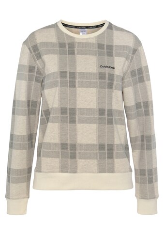 Calvin Klein Sweatshirt »L/S SWEATSHIRT«, im modischem Karodessin kaufen