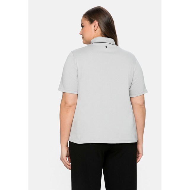 Sheego T-Shirt »Große Größen«, mit Stehkragen, in leichter A-Linie kaufen |  I'm walking