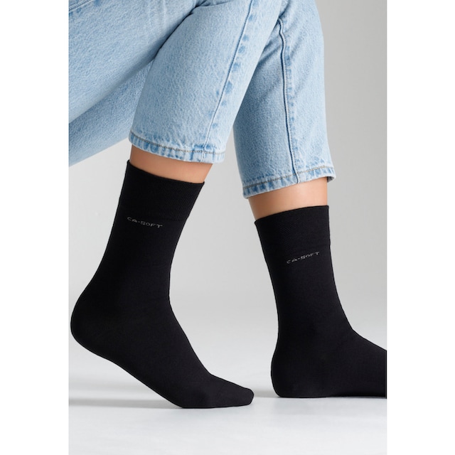 Fersen- I\'m (Packung, walking Camano | Paar), Socken, 4 kaufen und Zehenbereich verstärktem Mit