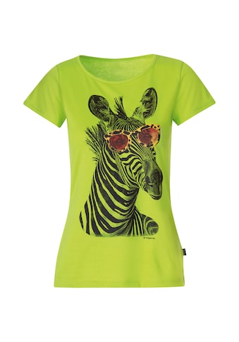 Trigema Print-Shirt, mit Zebra-Motiv und Glitzersteinen kaufen