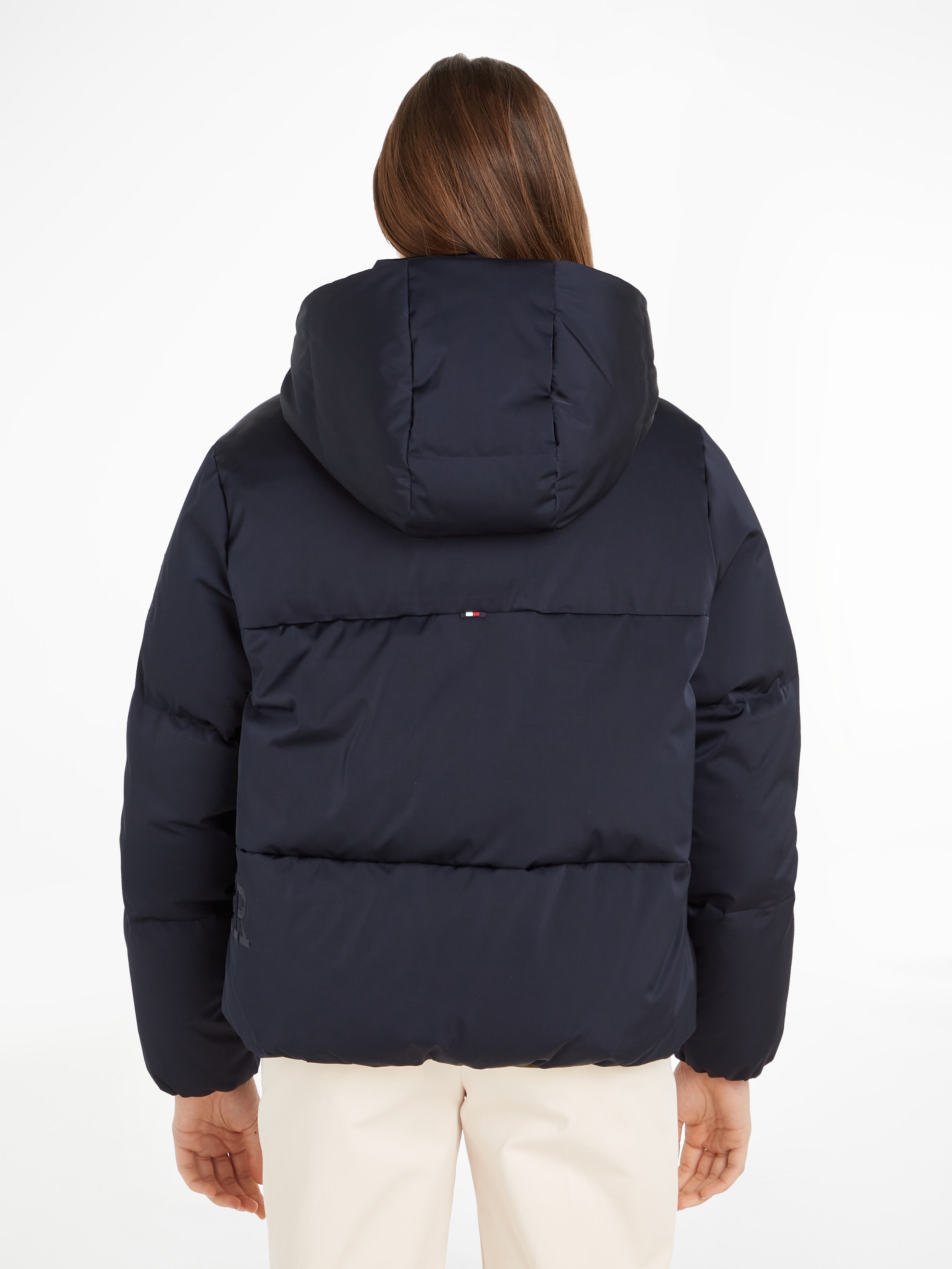 Hooded down jacket hot sale tommy hilfiger