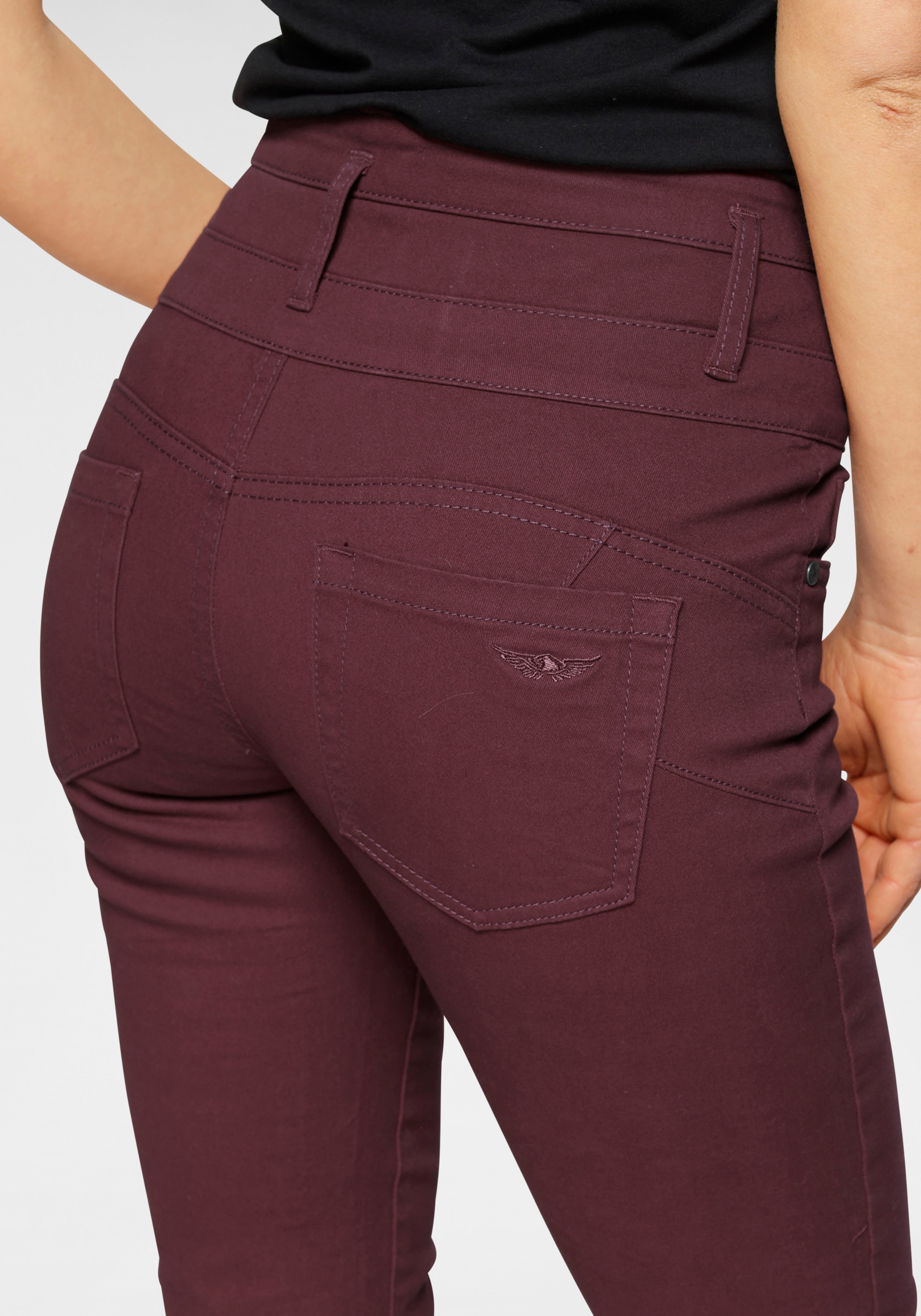 Arizona Slim-fit-Jeans »mit extra breitem Waist High Bund«, shoppen