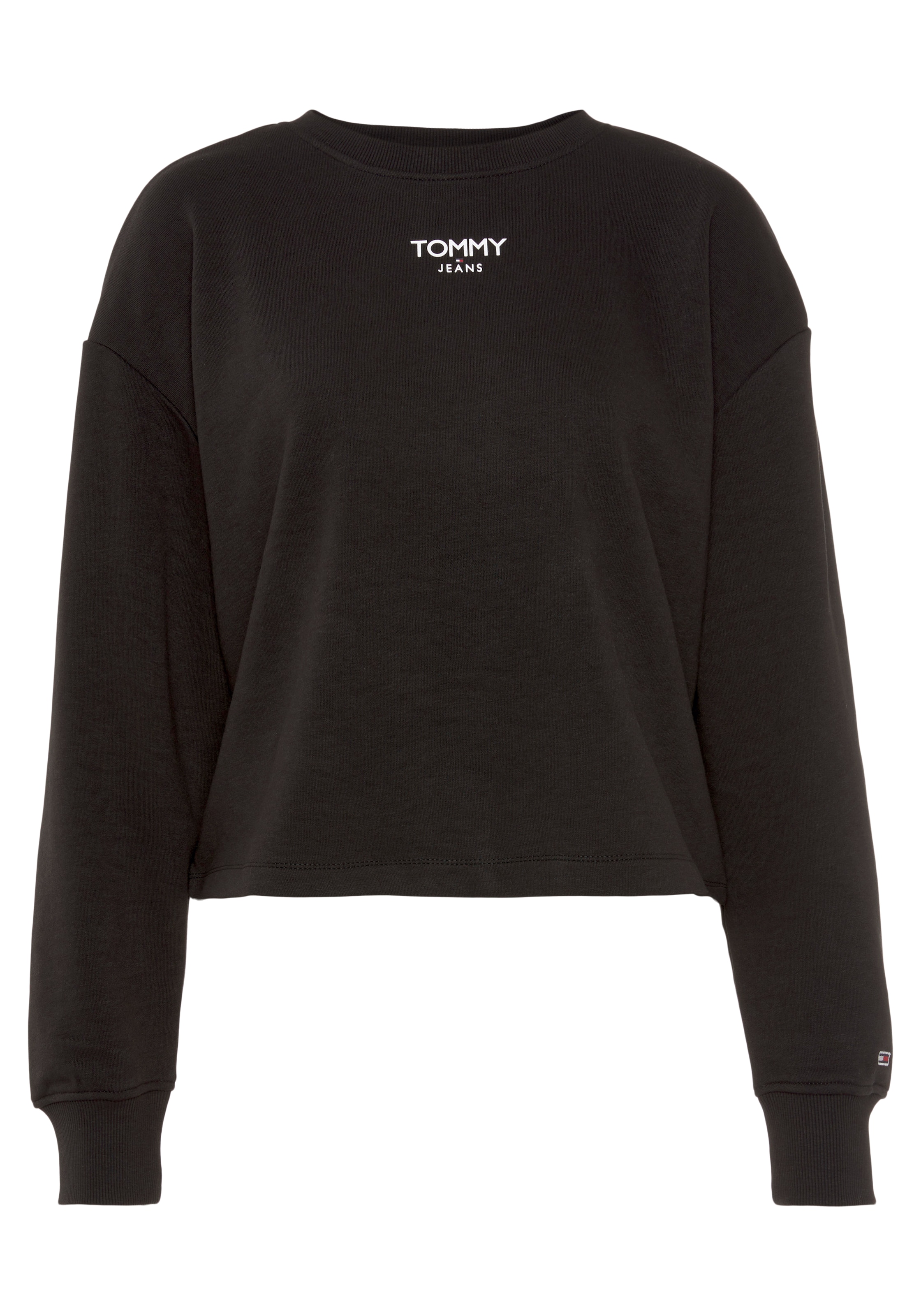 Tommy Jeans Sweatshirt »TJW RLX mit CREW«, | ESS online I\'m CRP Jeans LOGO Tommy walking Logo