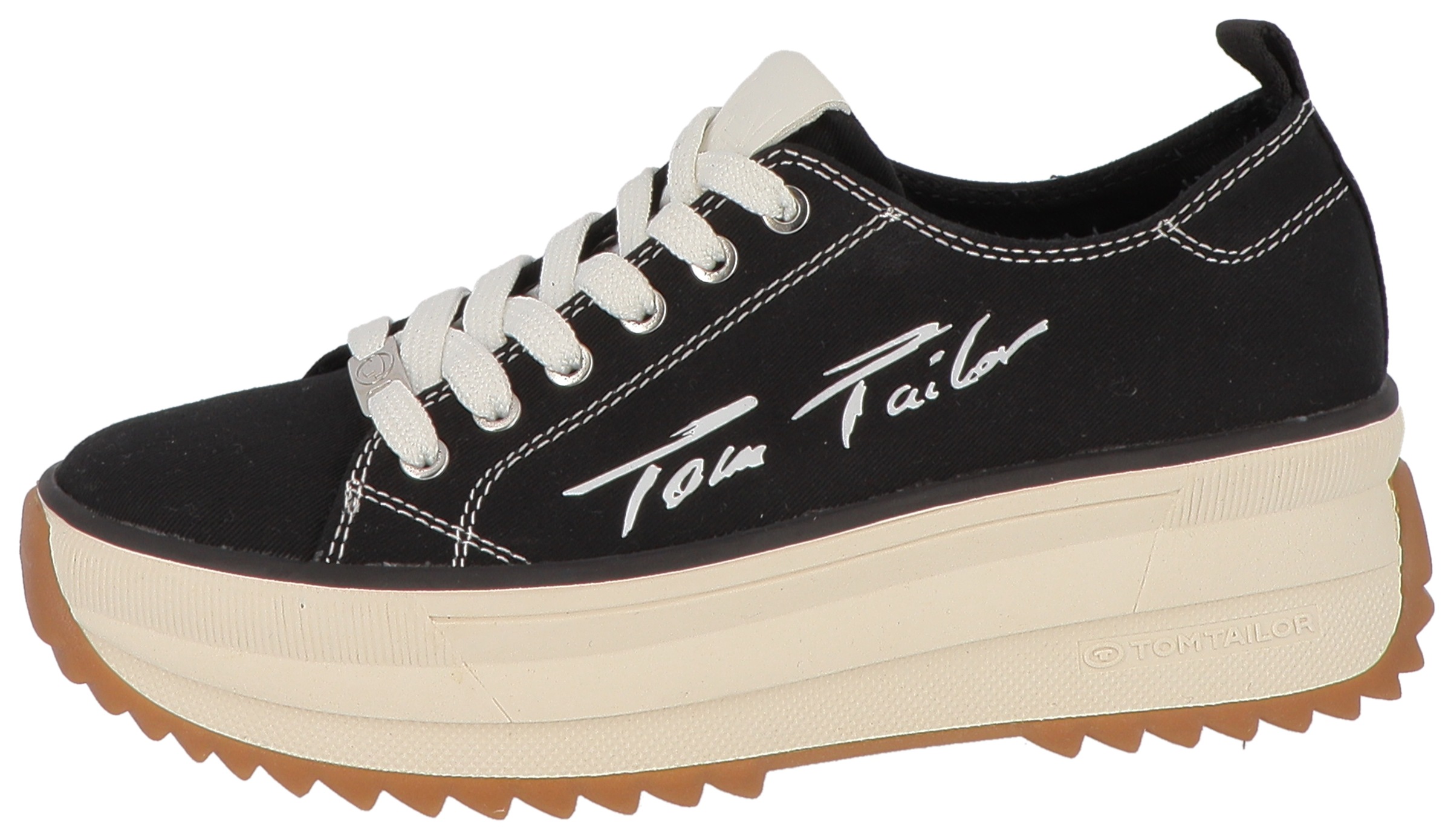 TOM TAILOR Plateausneaker, mit Kontrastnähten kaufen