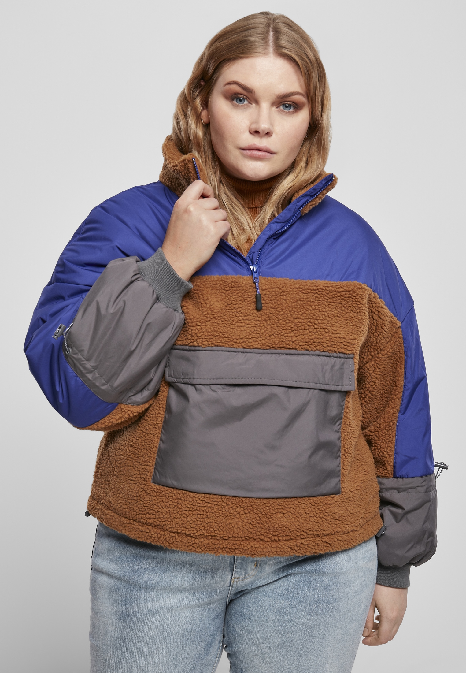 URBAN CLASSICS Outdoorjacke Pull Over I\'m St.) Ladies Sherpa 3-Tone kaufen online Jacket«, »Frauen walking | (1