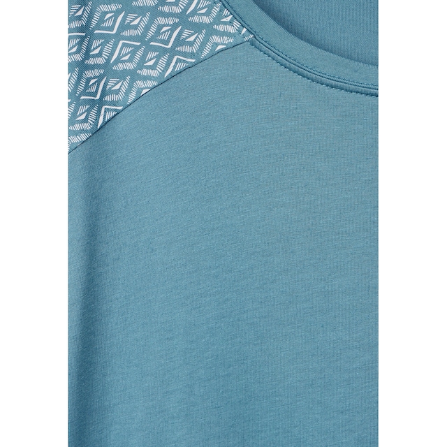 Cecil T-Shirt, aus softem Materialmix online | I\'m walking