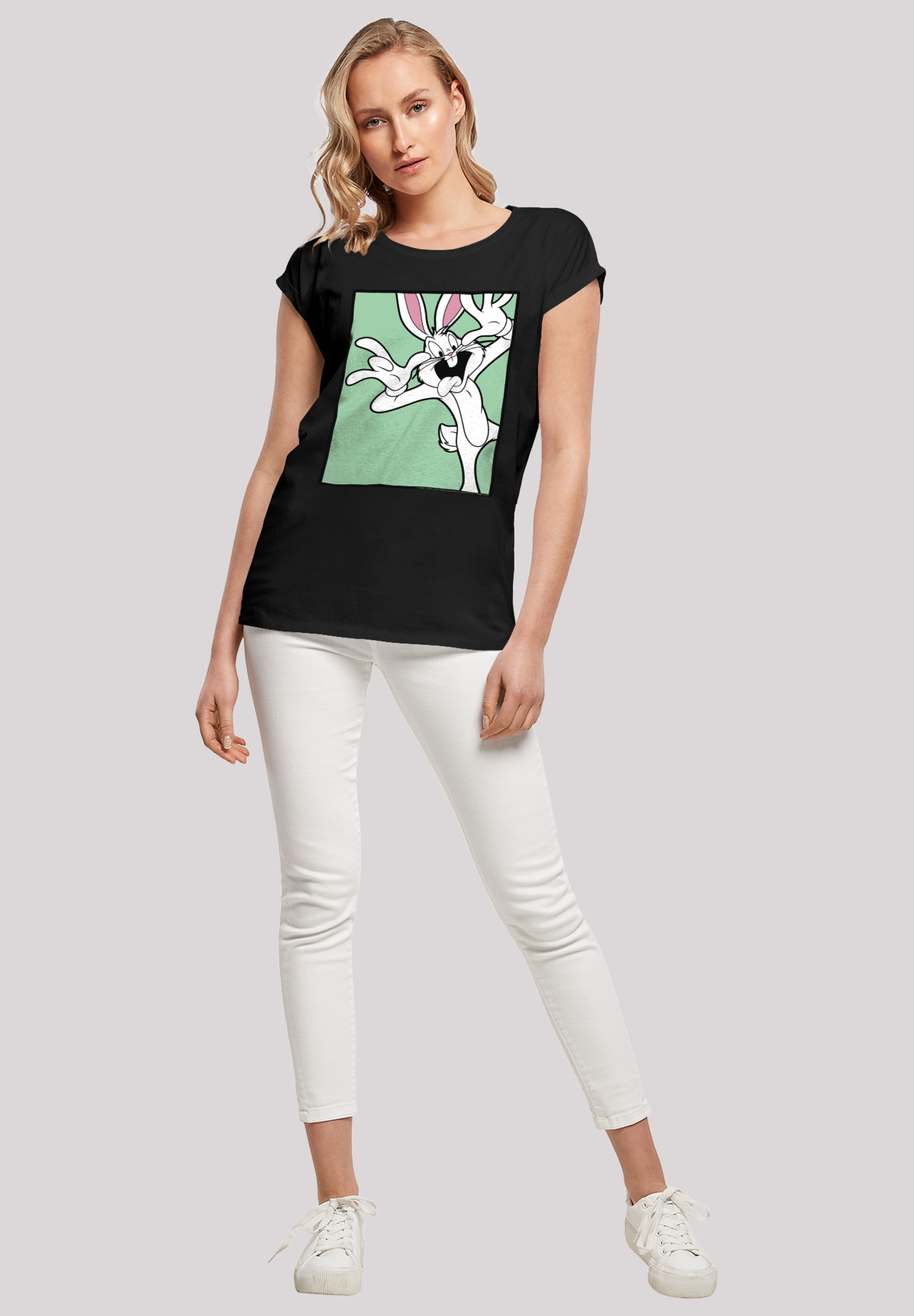 I\'m Bunny F4NT4STIC Tunes walking | T-Shirt »Looney Funny bestellen Print Bugs Face«,