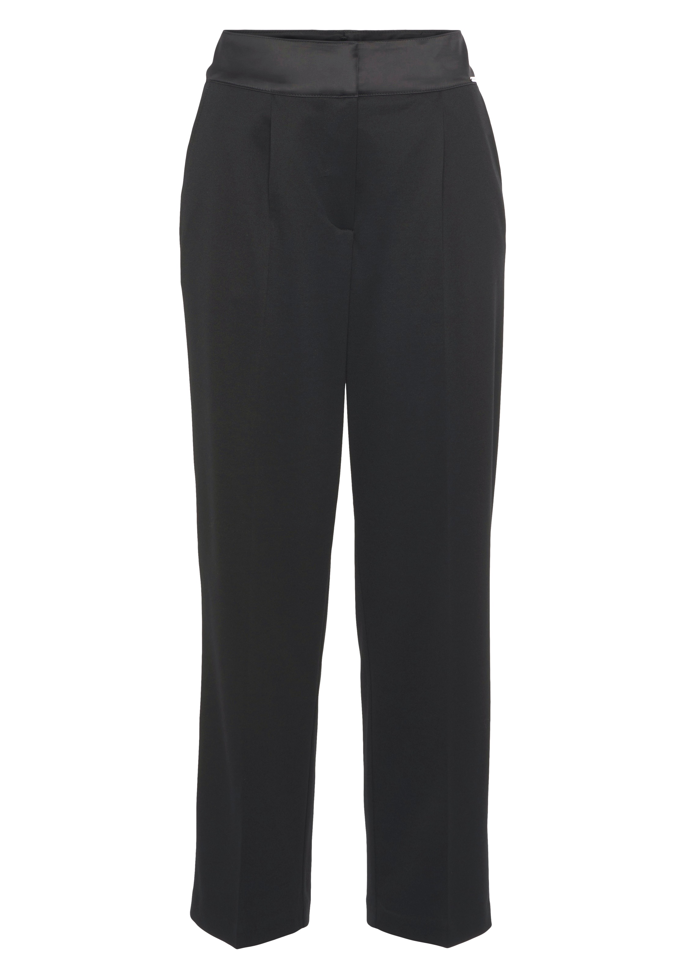 Bruno Banani Bundfaltenhose aus Jersey