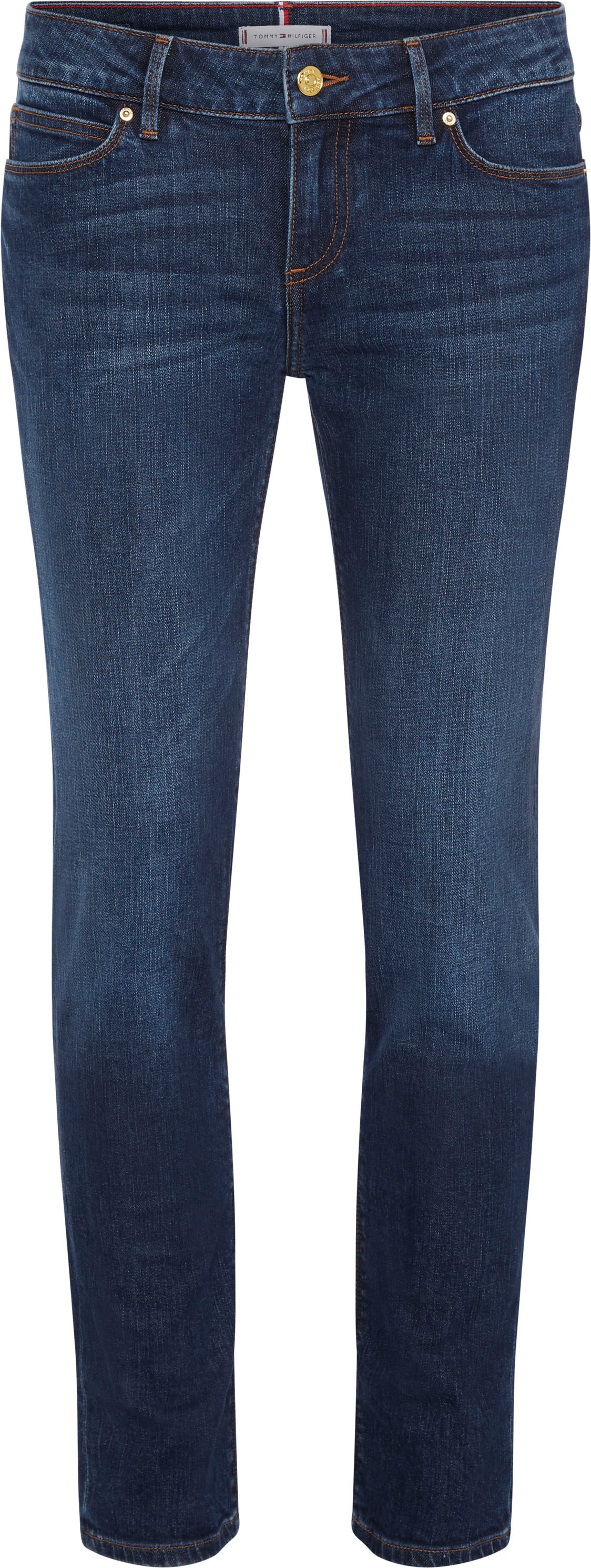 Diverse i går Vend tilbage Tommy Hilfiger Slim-fit-Jeans »HERITAGE MILAN SLIM LW«, mit Tommy Hilfiger  Logo-Badge online | imwalking.de