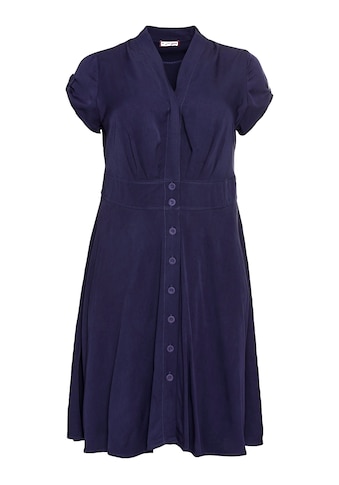 sheego by Joe Browns Blusenkleid »Kleid«, mit Knopfleiste und weitem Rock kaufen