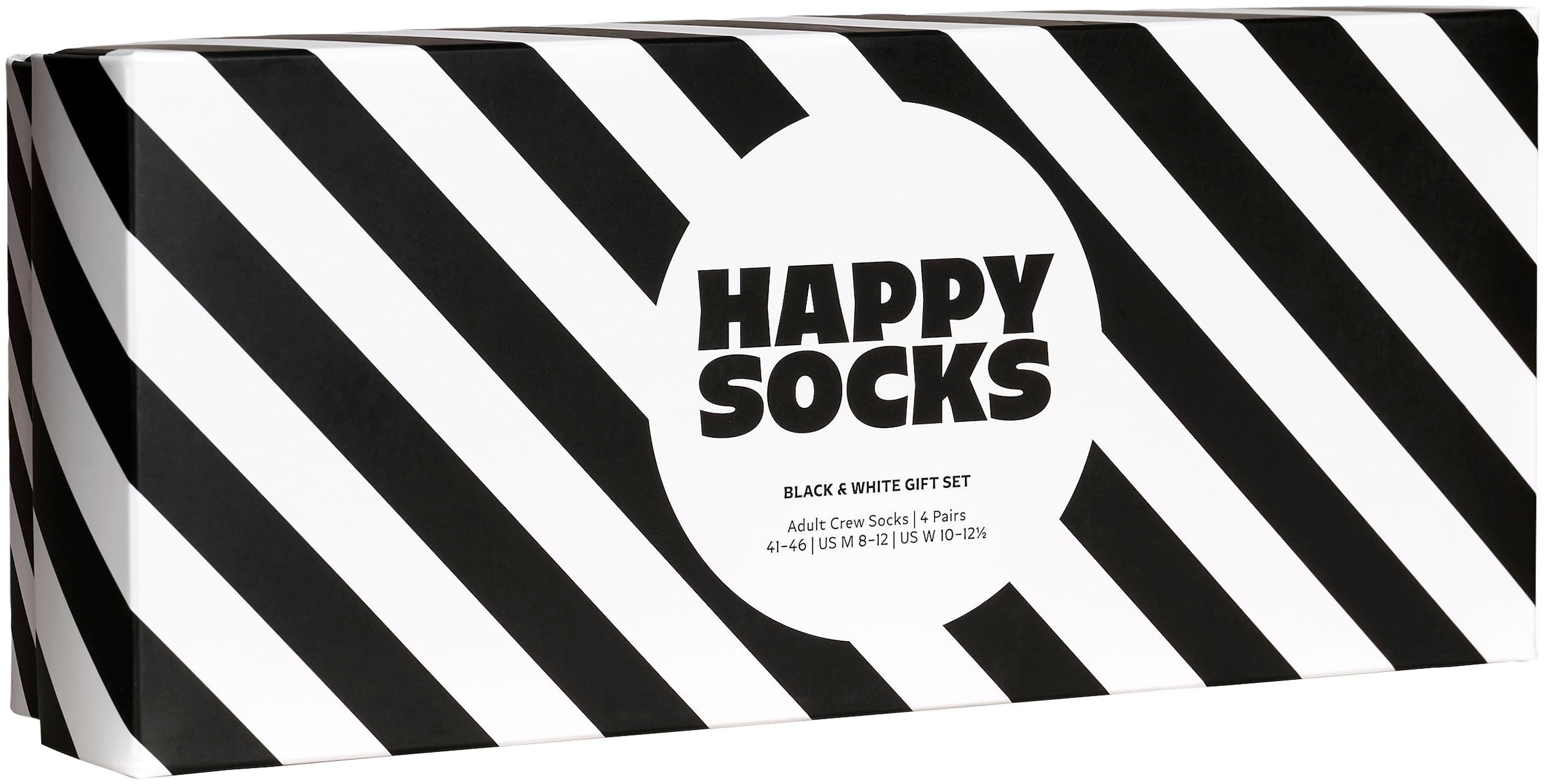 im Black Paar), Happy Gift | (Packung, I\'m White Set 4 walking Onlineshop & Classic Socks Socken, Socks