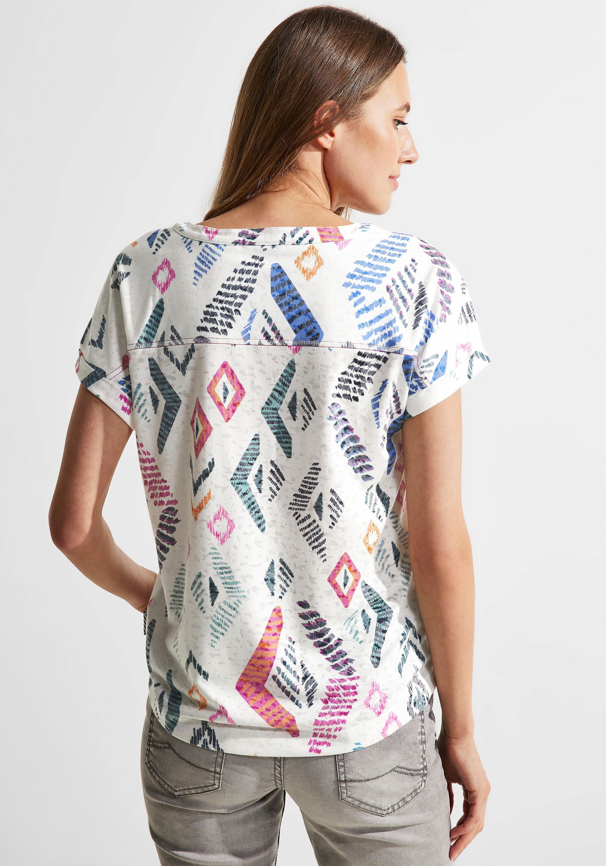 Cecil T-Shirt, mit Ausbrenner Muster kaufen | I'm walking