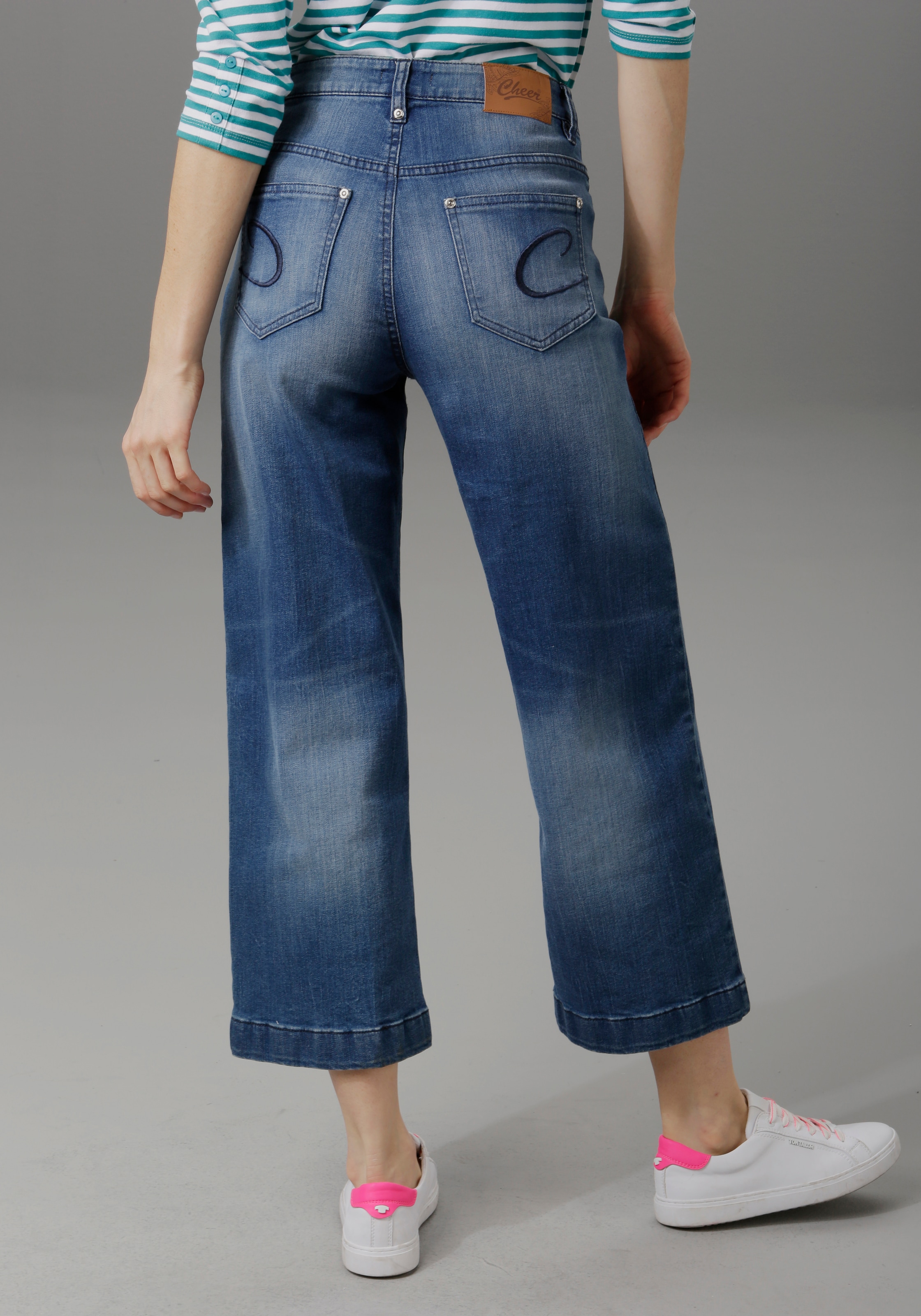 in Used-Waschung CASUAL shoppen 7/8-Jeans, Aniston