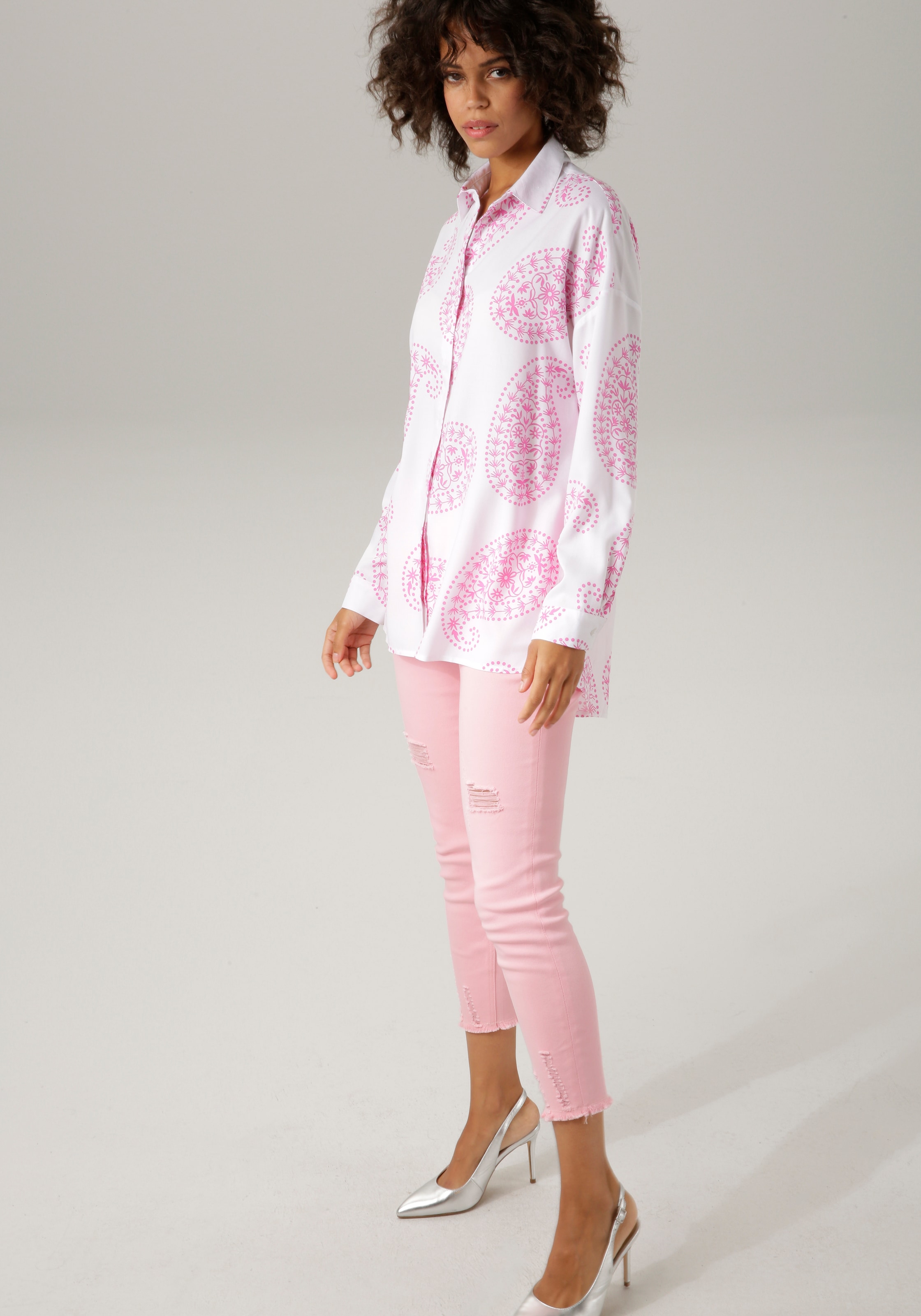 Paisley-Muster online walking großflächigem Hemdbluse, | mit Aniston I\'m CASUAL