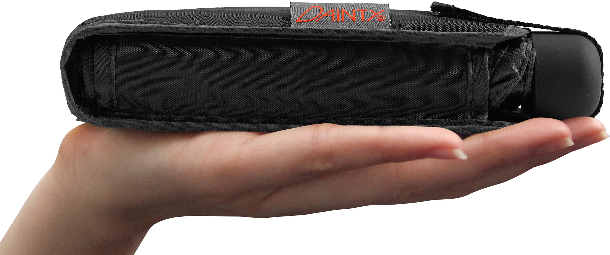 EuroSCHIRM® Taschenregenschirm »Dainty, schwarz«, extra flach und kurz  online kaufen | I\'m walking