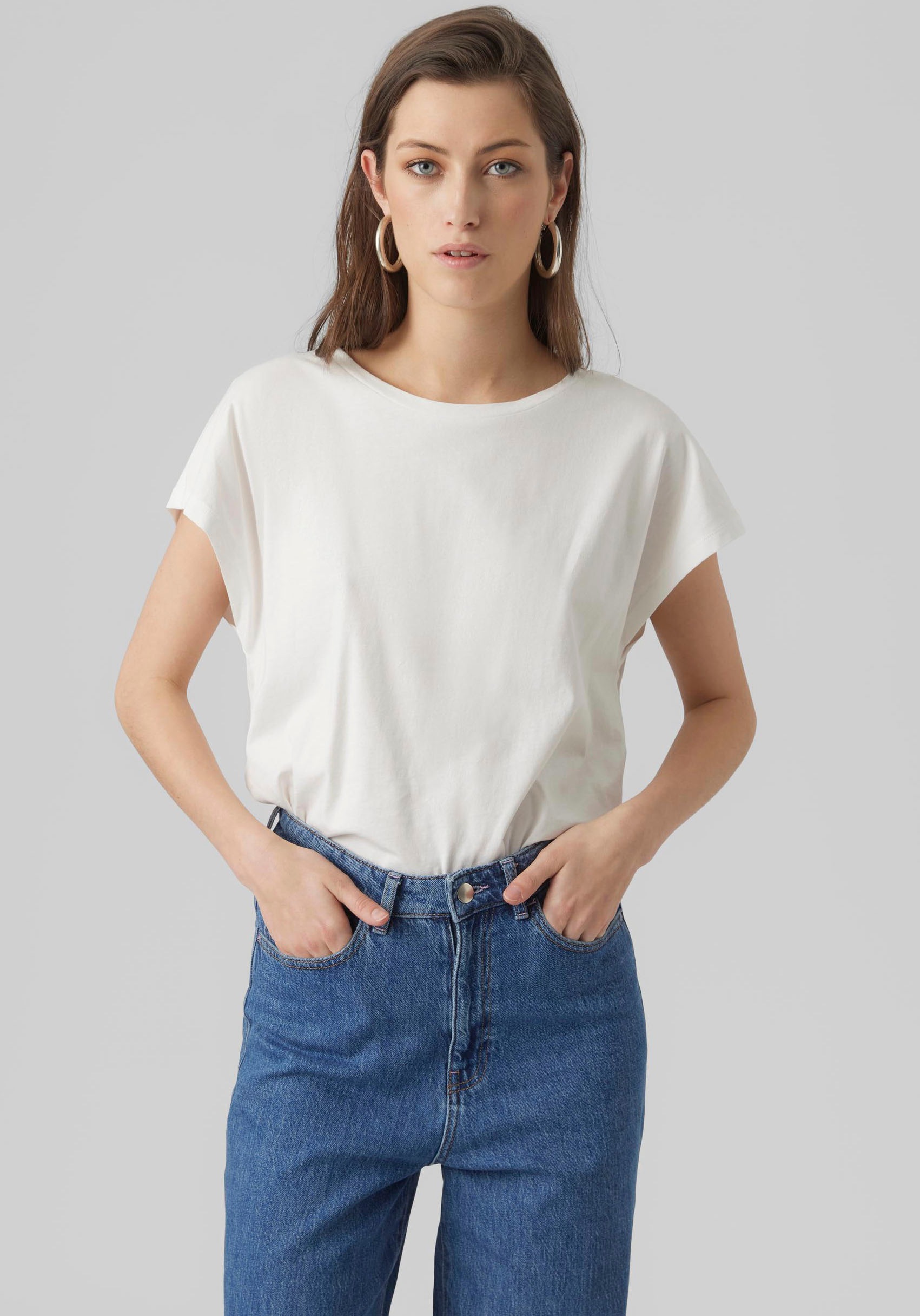 Vero Moda Kurzarmshirt »VMPIA SS WIDE TOP NOOS« kaufen