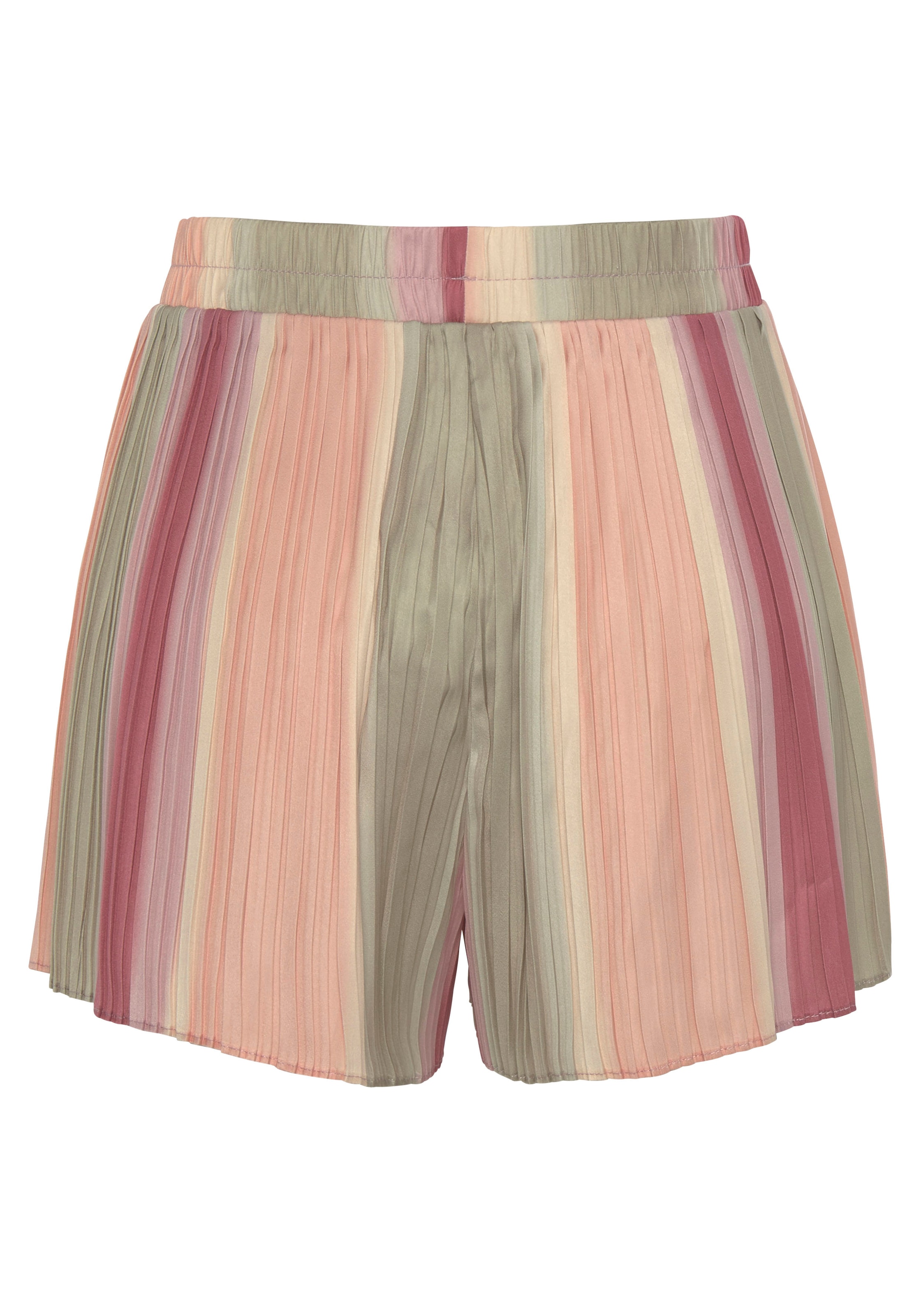 Vivance Shorts, aus Plissee, mit leicht walking kurze online glänzend, | Hose Farbverlauf, I\'m