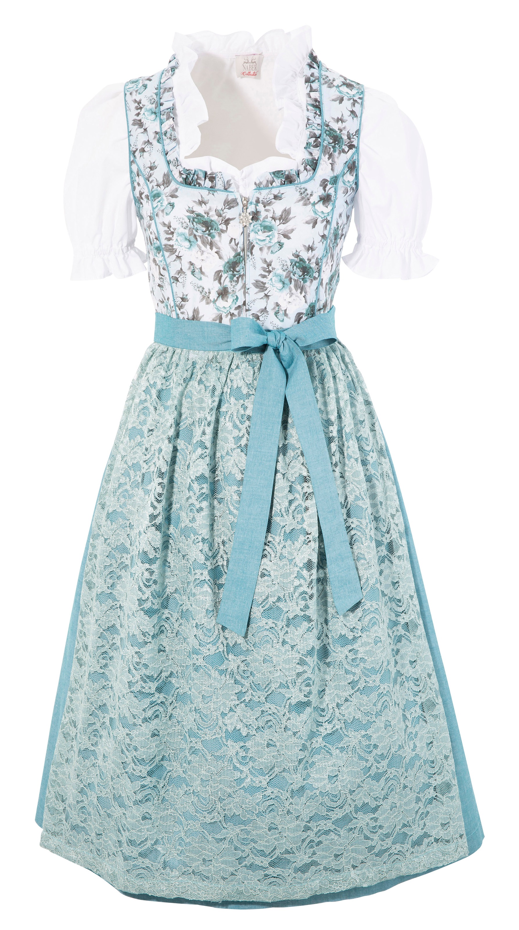 Naber Collection Dirndl, (3 tlg.), Damen, midi inklusive Dirndlbluse kaufen