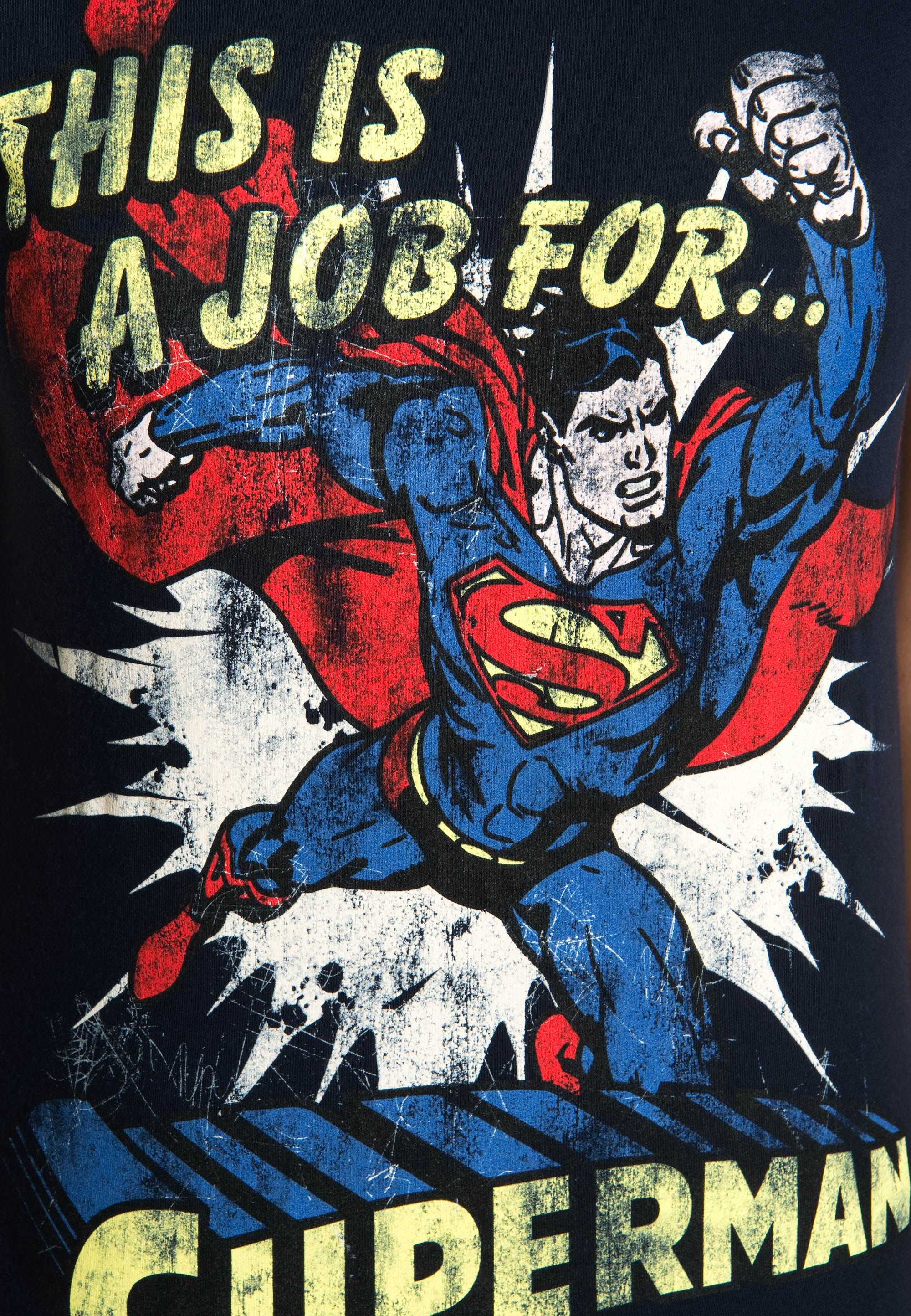 mit Originaldesign bestellen »Superman«, T-Shirt lizenzierten LOGOSHIRT