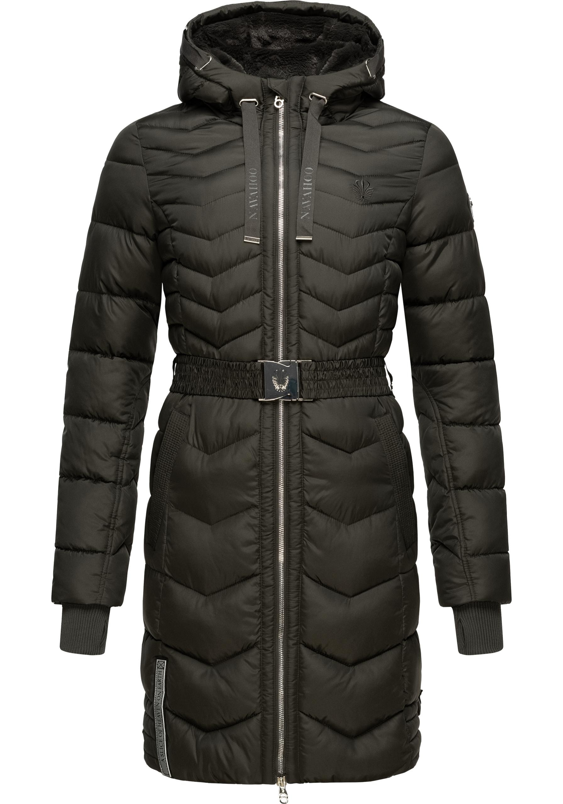 Navahoo Steppmantel Alpenveilchen Stylischer Wintermantel mit schicken Details