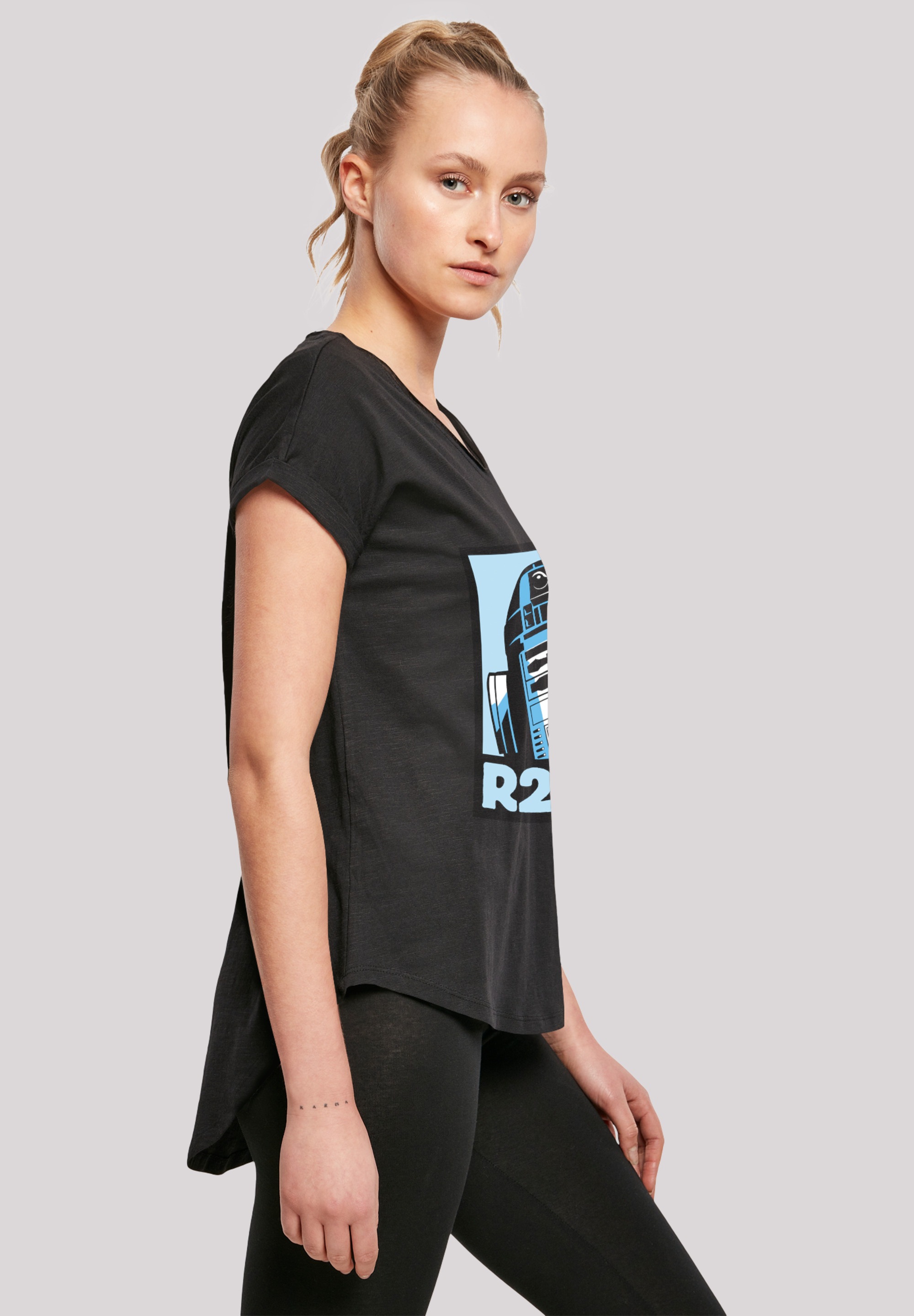 F4NT4STIC T-Shirt »Long Cut T-Shirt bestellen Wars R2-D2 Print walking | Poster«, I\'m Star
