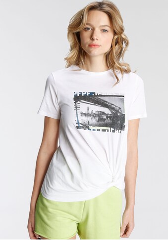 Pepe Jeans Kurzarmshirt »DAIA«, mit tollem City-Foto-Print im Brustbereich und... kaufen