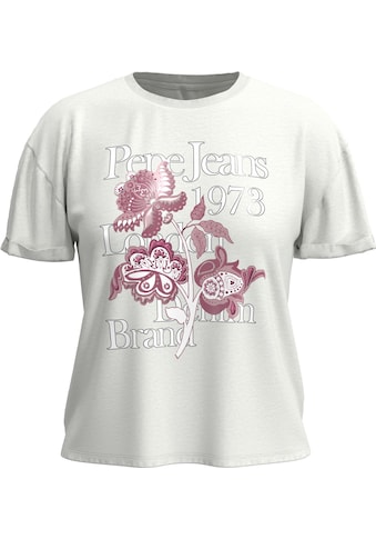 Pepe Jeans Rundhalsshirt »LETTY«, mit floralem Print kaufen