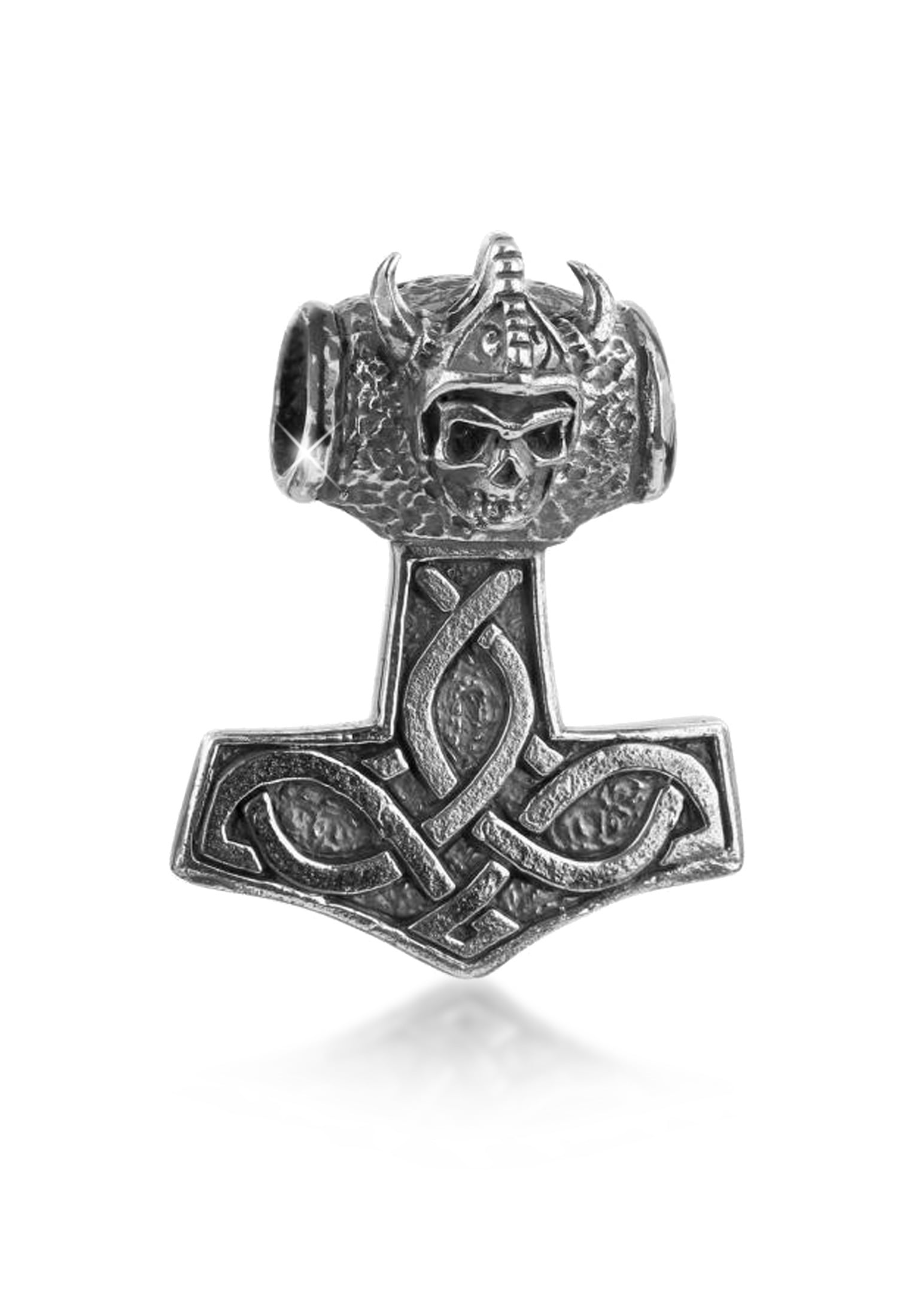 | »Herren Kuzzoi Knoten I\'m Thors Keltischer walking Kettenanhänger bestellen Silber« 925 Hammer