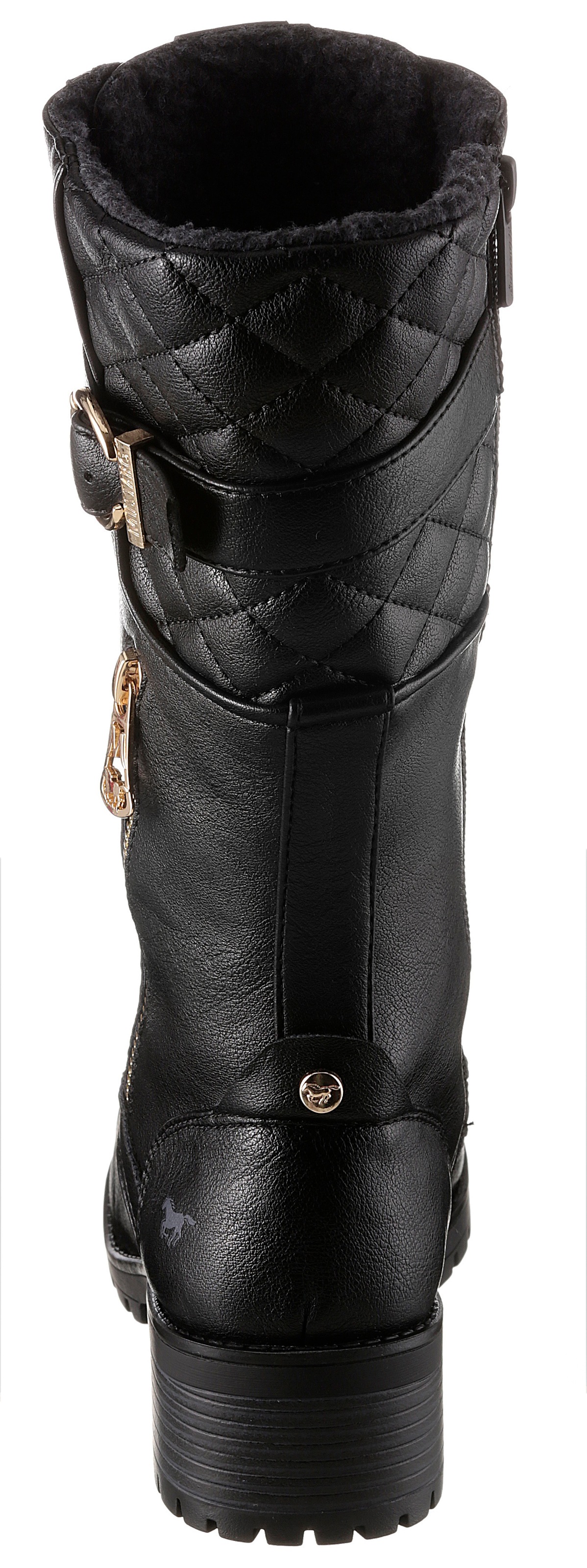 Mustang Shoes Winterstiefel mit goldfarbenen Akzenten