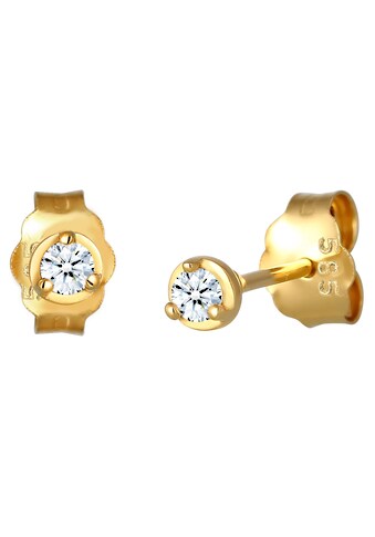 Elli DIAMONDS Paar Ohrstecker »Ohrringe Solitär Basic Edel Diamant, 0306812317« kaufen
