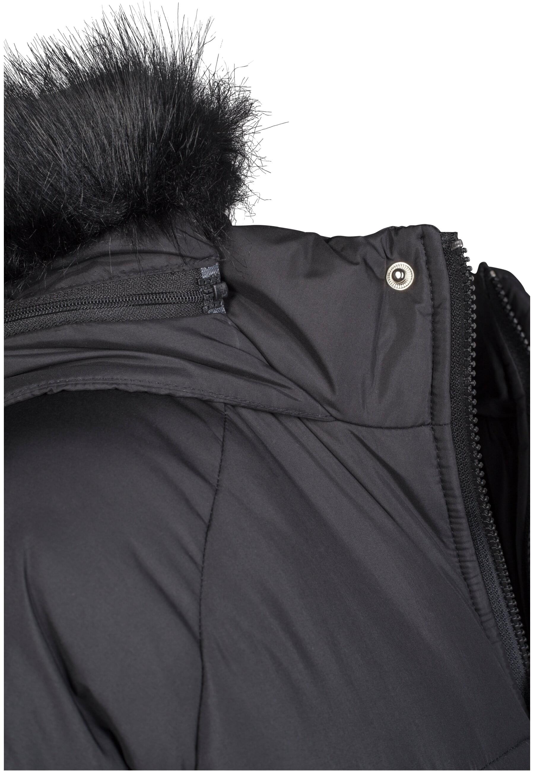 URBAN CLASSICS Winterjacke »Damen walking Coat«, Ladies Puffer (1 mit Kapuze Fur Oversize | St.), I\'m Faux kaufen