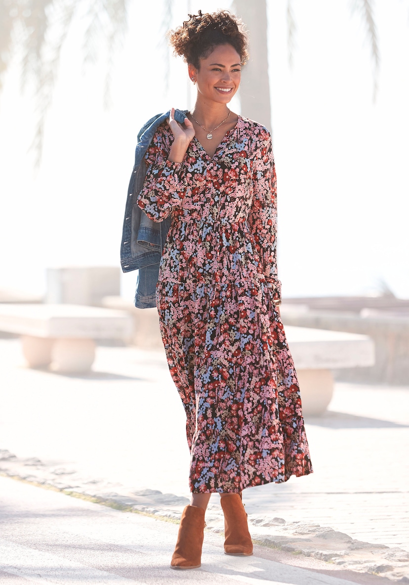 Aniston CASUAL Blusenkleid, mit farbenfrohem, graphischem Druck bestellen