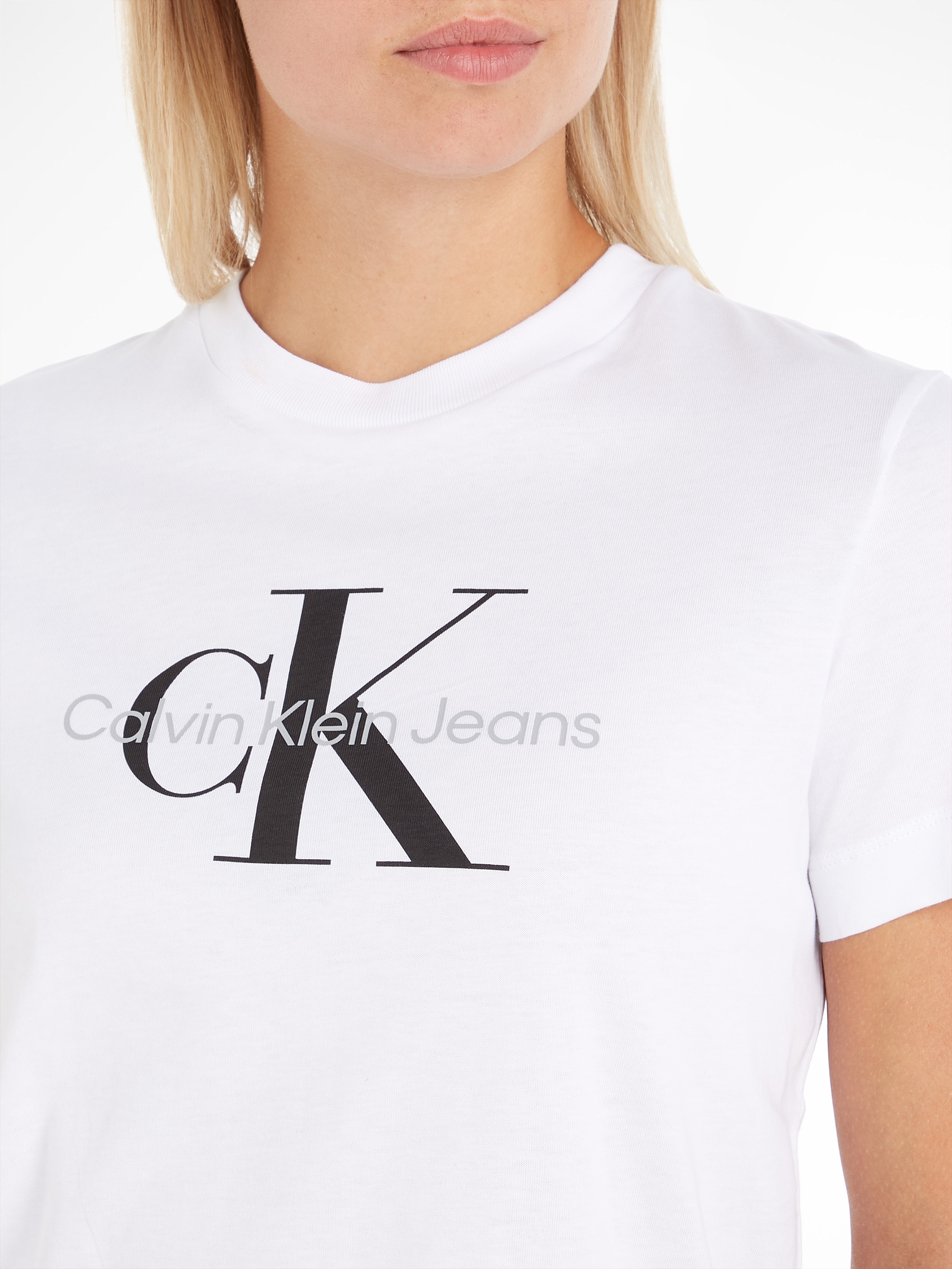 Calvin Klein Jeans Rundhalsshirt »CORE MONOGRAM REGULAR TEE«, (1 tlg.), mit  Calvin Klein Jeans Monogramm shoppen | I\'m walking