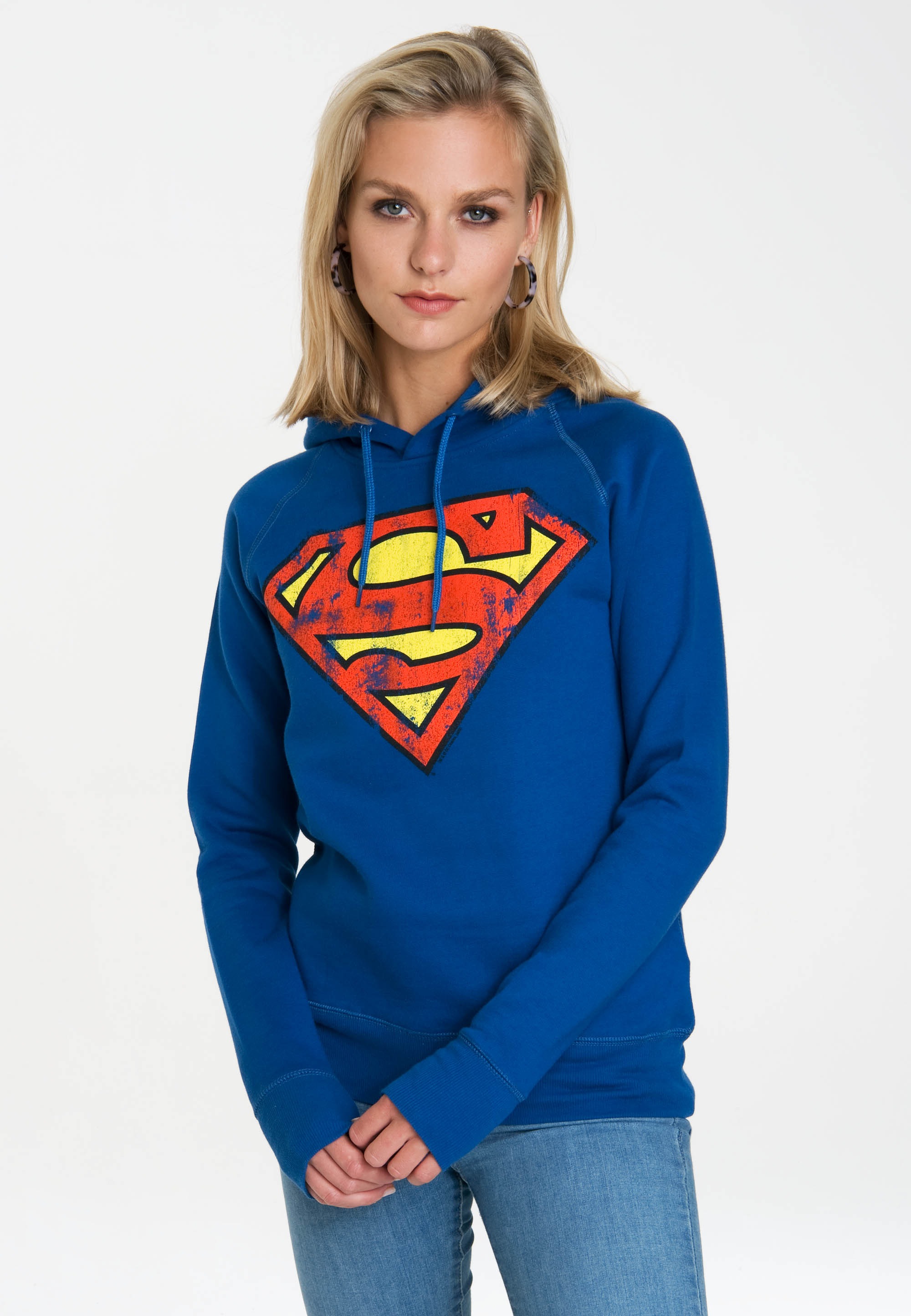 Logo«, Superman LOGOSHIRT bestellen walking - Kapuzensweatshirt mit | I\'m Superhelden-Print »DC