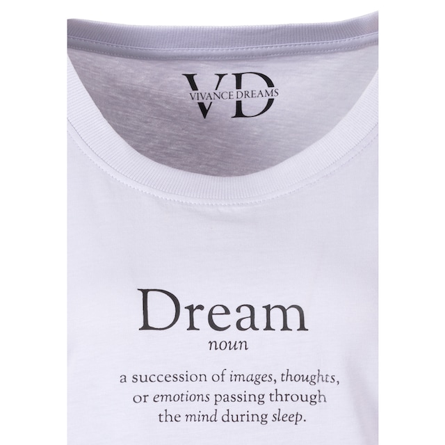 Wäsche Rechnung auf Dreams & Vivance Nachthemd, mit Statementdruck bestellen