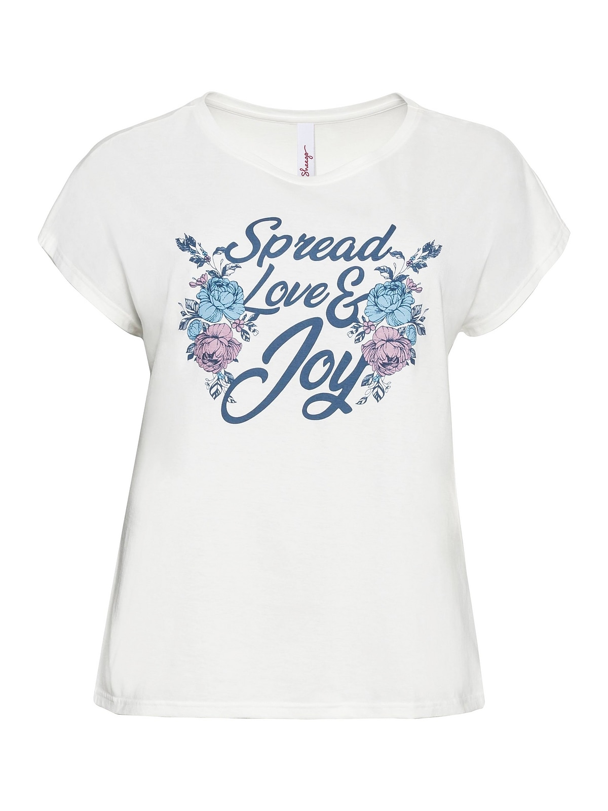 I\'m | »Große bestellen sheego Blumendruck by Statement-Print T-Shirt Joe walking Browns und mit Größen«,
