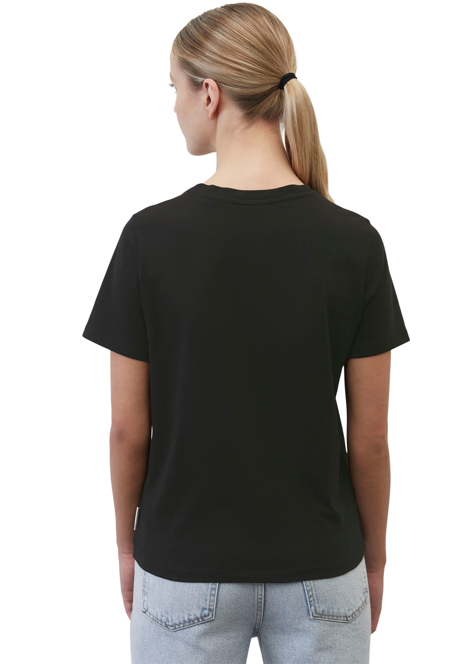 online mit O\'Polo DENIM T-Shirt, Marc vorne Label-Print