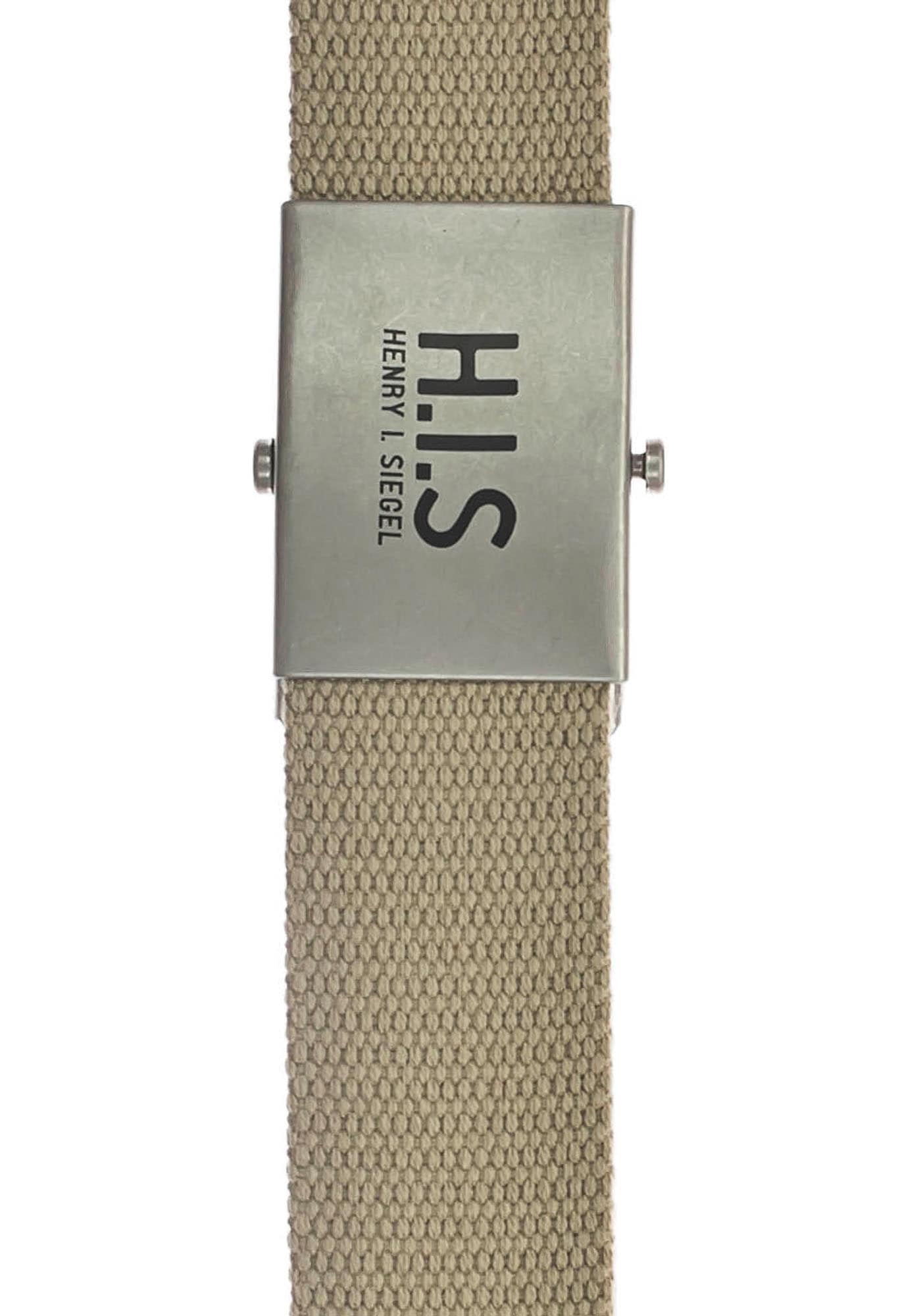 H.I.S Stoffgürtel, Bandgürtel mit H.I.S I\'m der Koppelschließe Logo Onlineshop | auf im walking