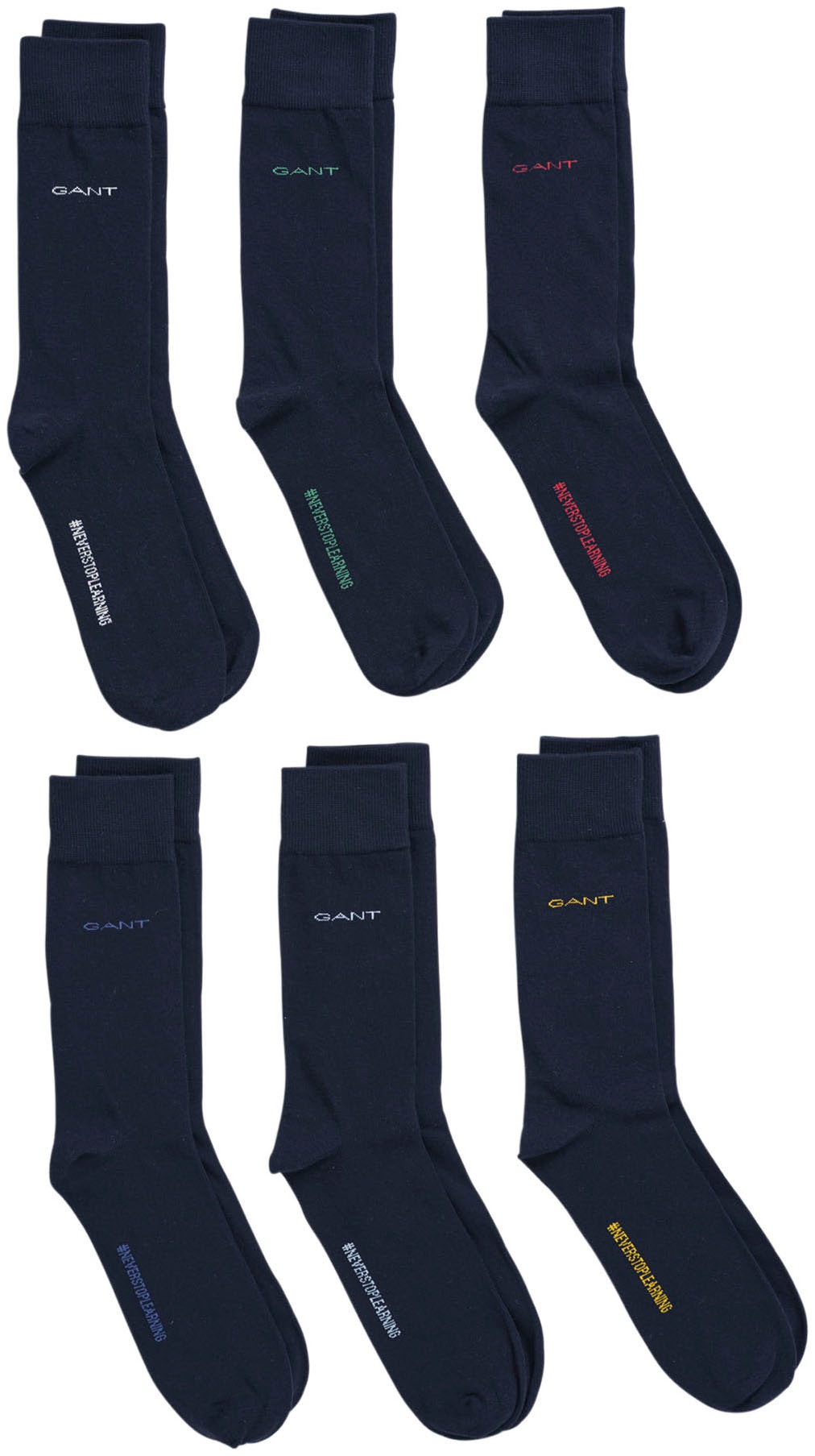 Gant Socken »D1. SOFT COTTON SOCKS 6-PACK«, (Spar-Set, 6 Paar, 6er-Packung) kaufen