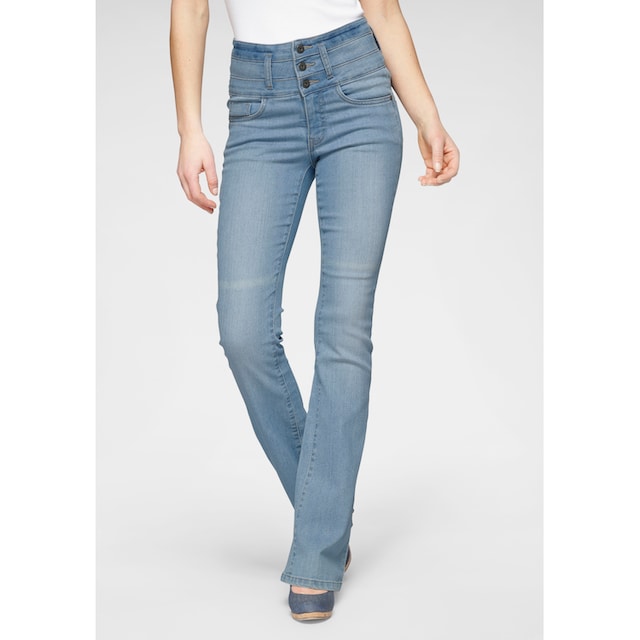 Arizona Bootcut-Jeans »mit extrabreitem Bund«, High Waist online | I'm  walking