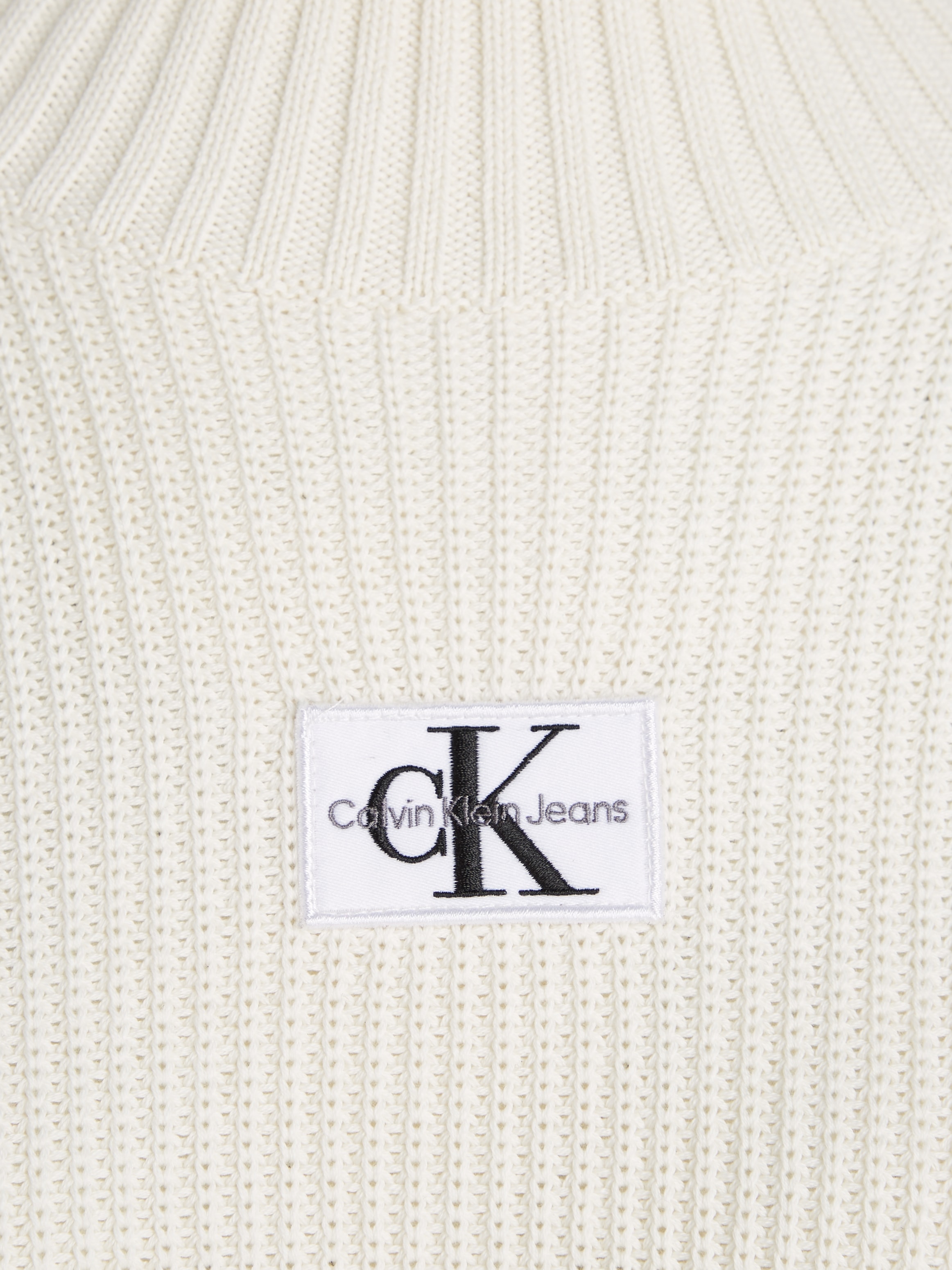 Calvin Klein Jeans Sweatkleid »WOVEN LABEL LOOSE SWEATER DRESS« online  kaufen | I\'m walking